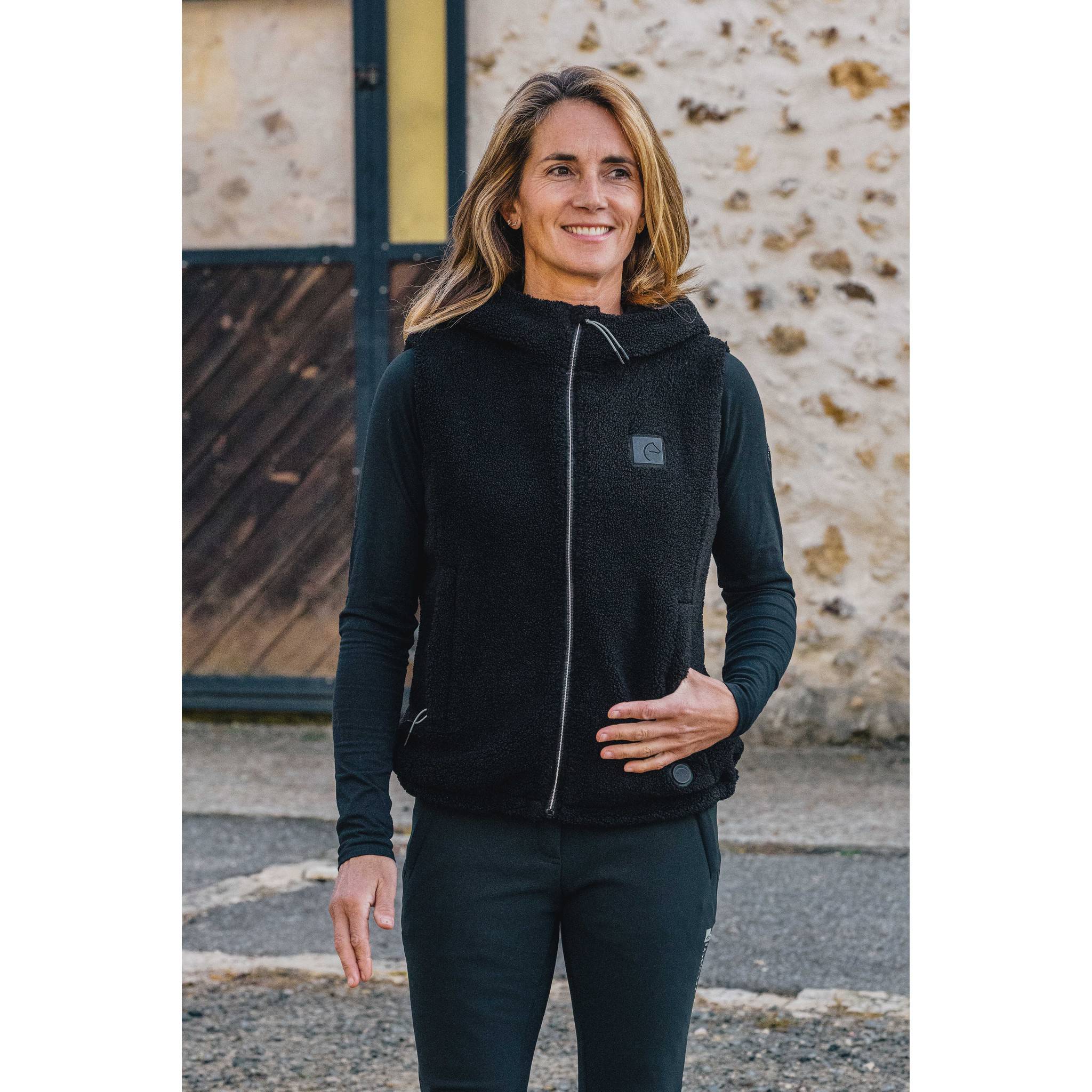 EQUITHÈME Valery Heated Vest - Ladies Black 981005023