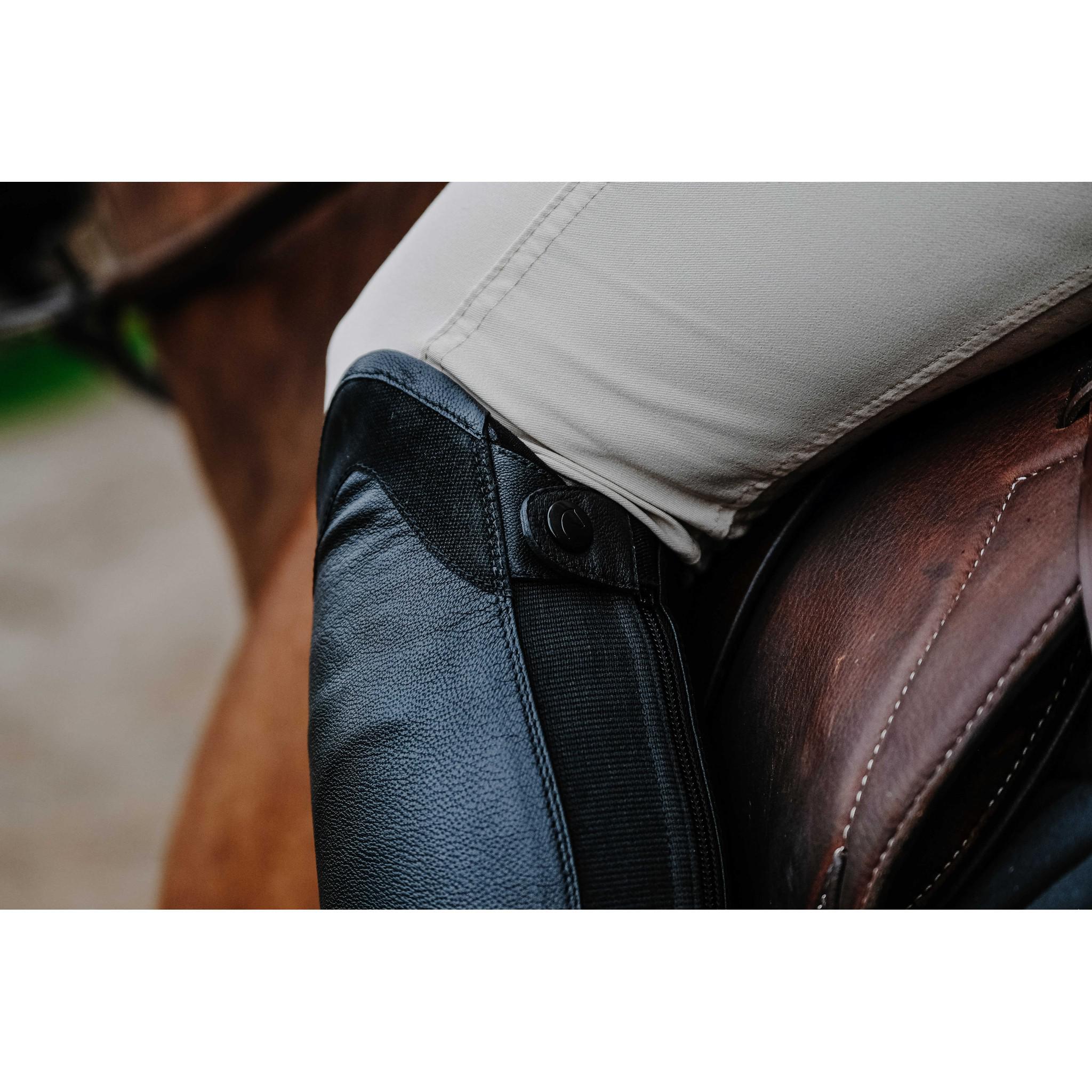 EQUITHÈME Sparkly Half Chaps - Adult Black 913220203