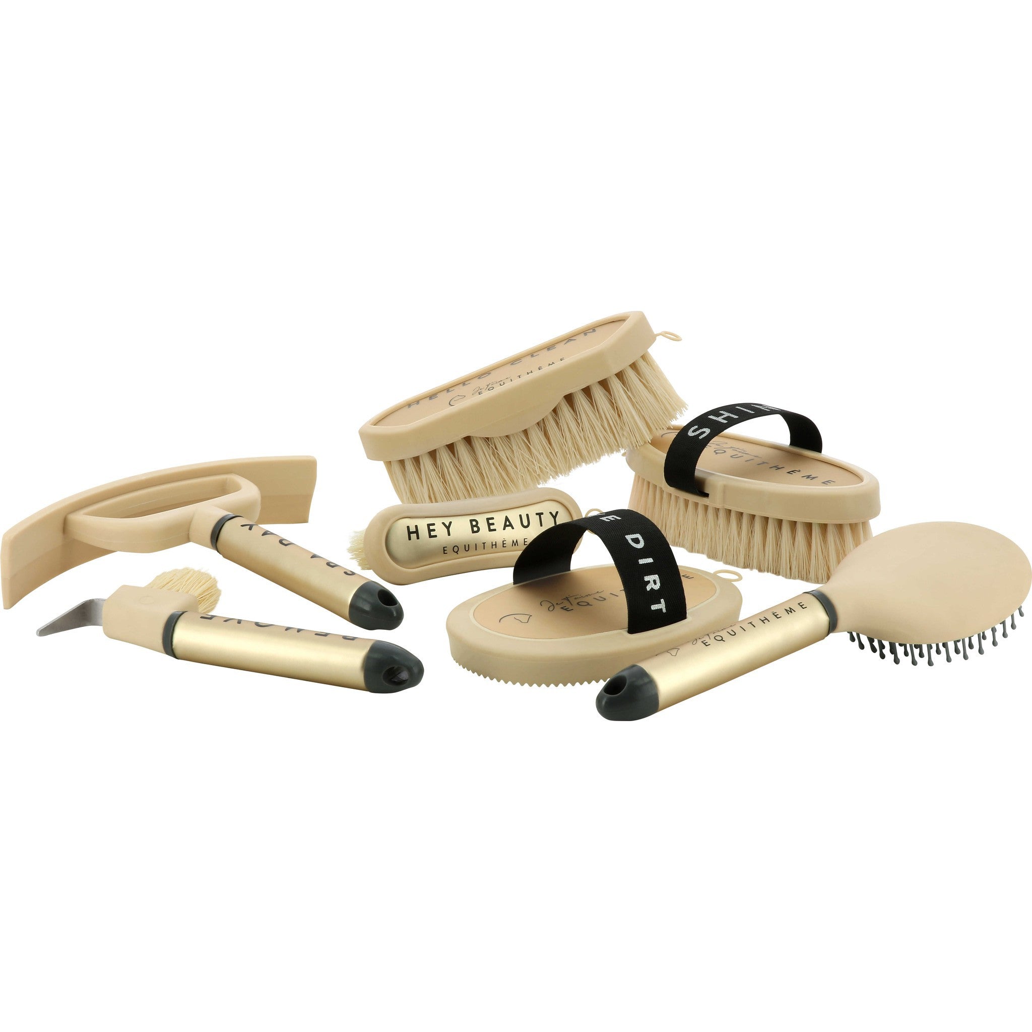 Je t'aime EQUITHÈME Fun Dandy brush Almond 311044047