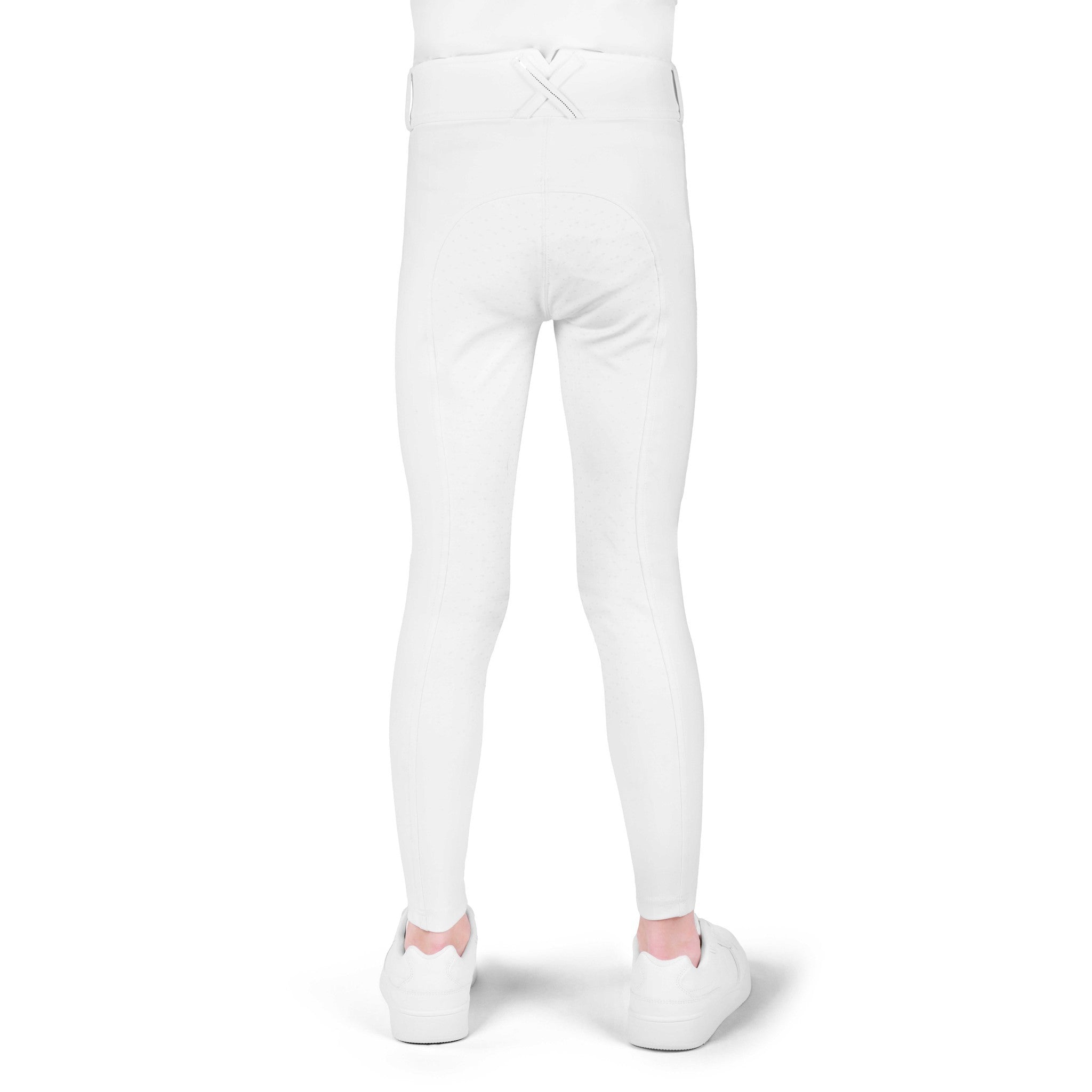 EQUITHÈME Carly Silicone Full Seat Breeches - Kids White 979863110