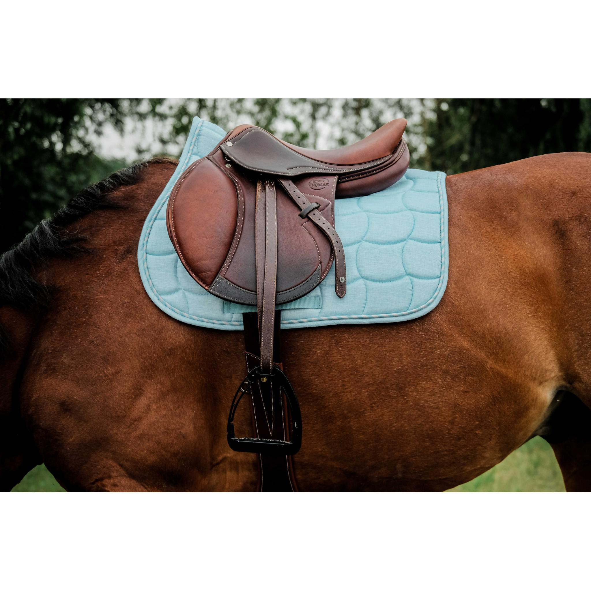 Riding World Sunshine saddle pad - All purpose Blue/light blue 204062012