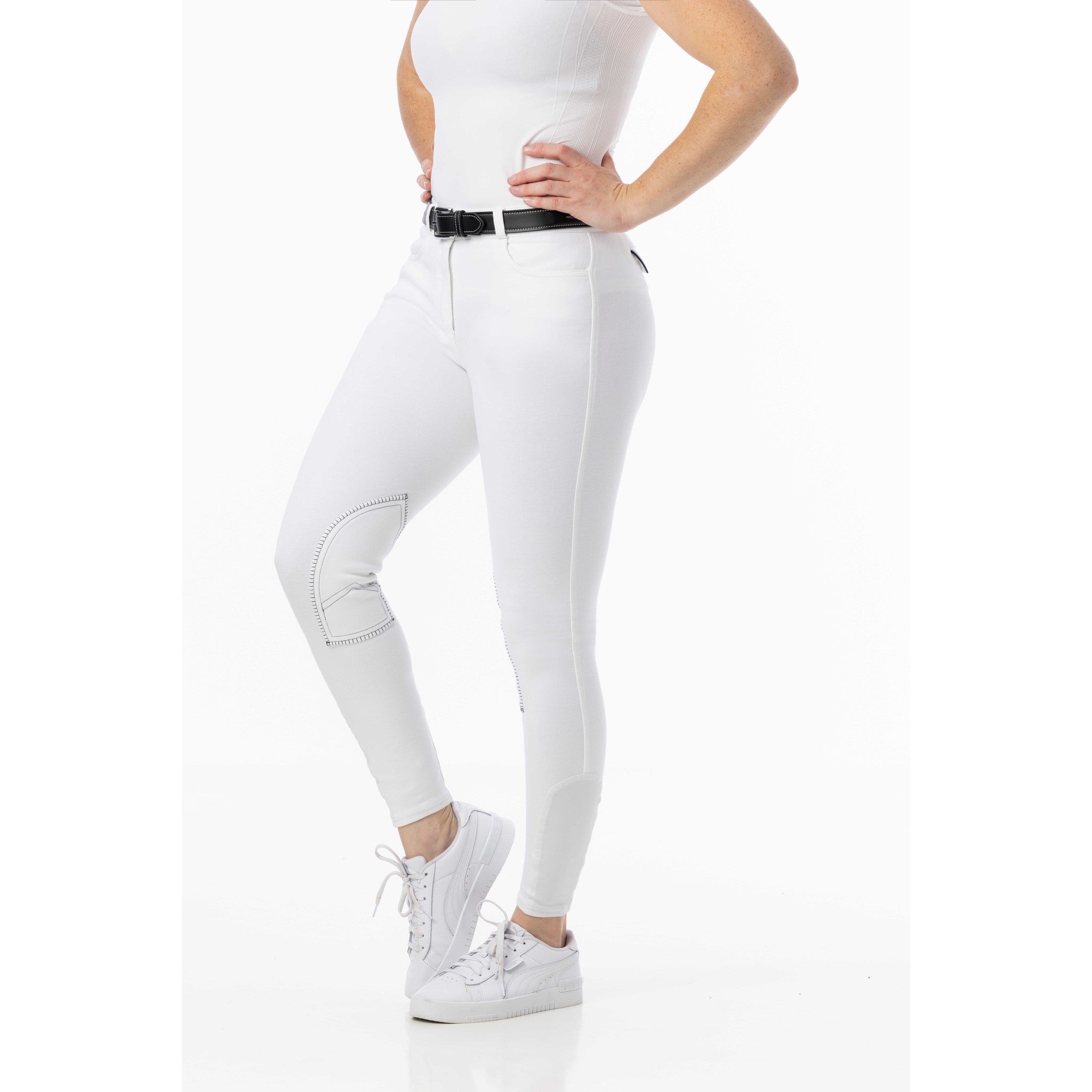 Riding World Alexandrie Breeches - Ladies White 989412136