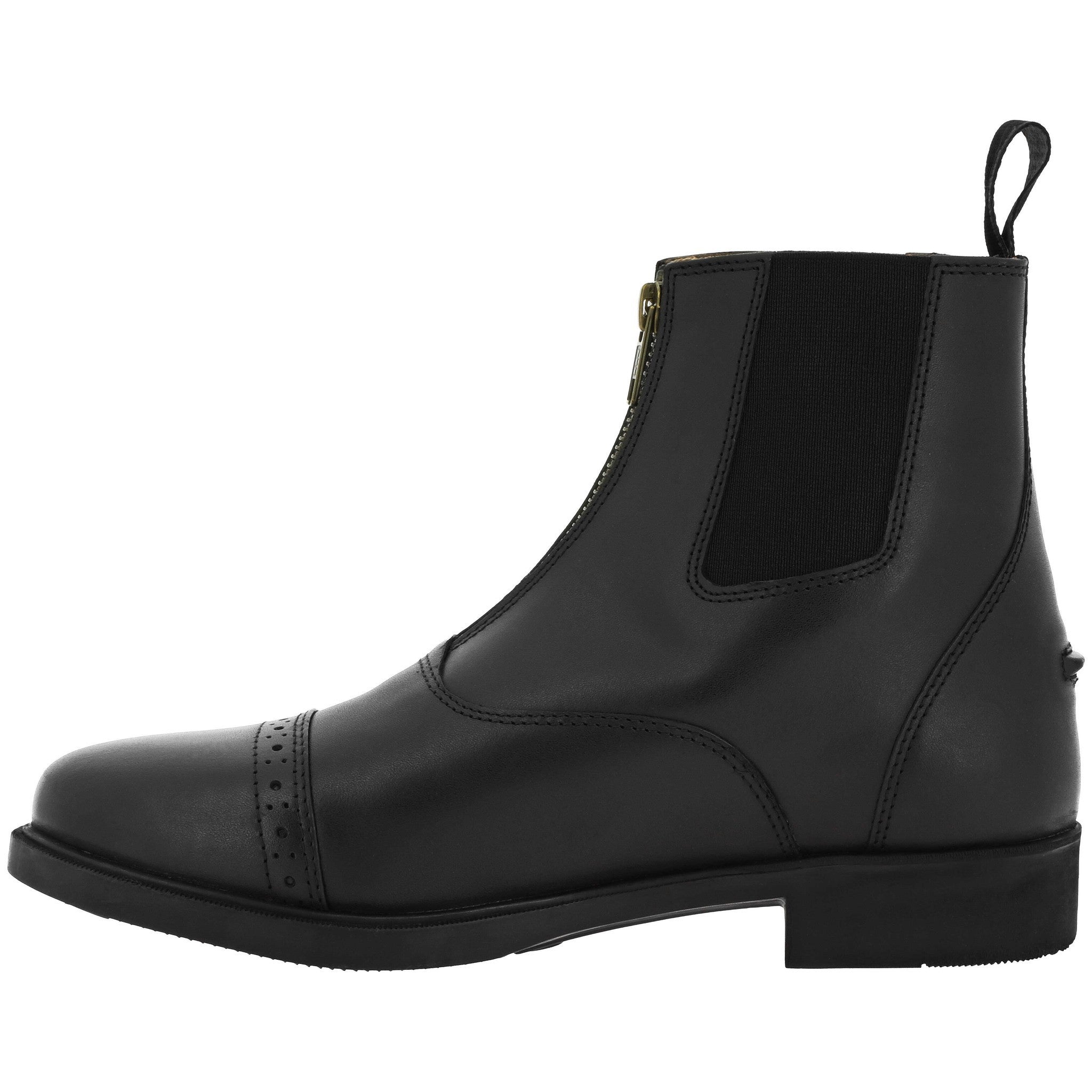 EQUITHÈME Dermo Dry waxed boots with elastics Black 914060039