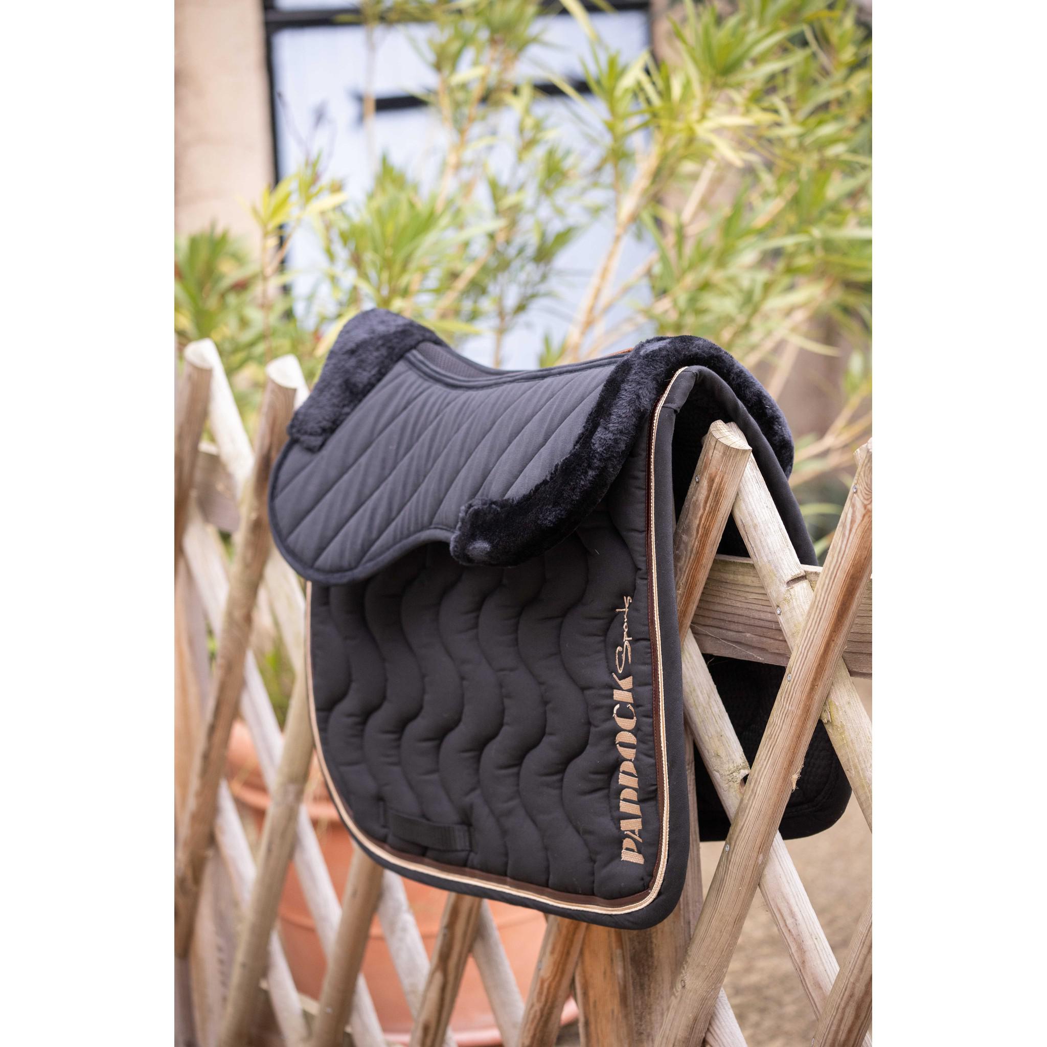 Paddock Sports Diagonal Back Pad Black 204791002
