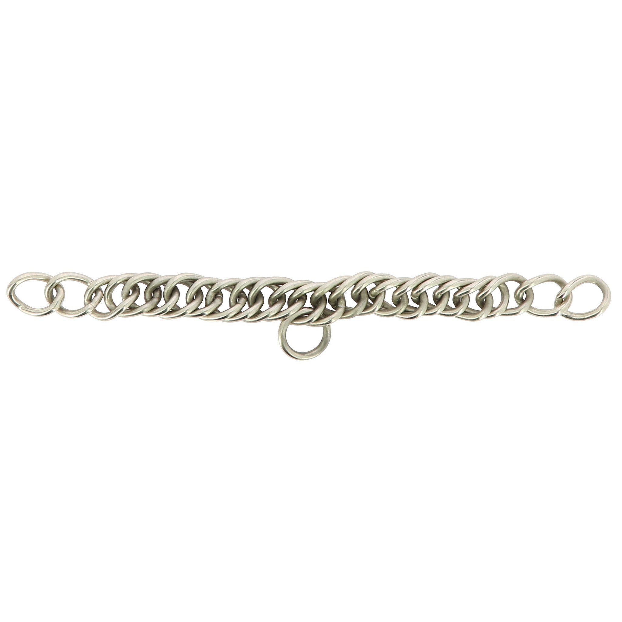 Curb chain, 24 links Silver 608071