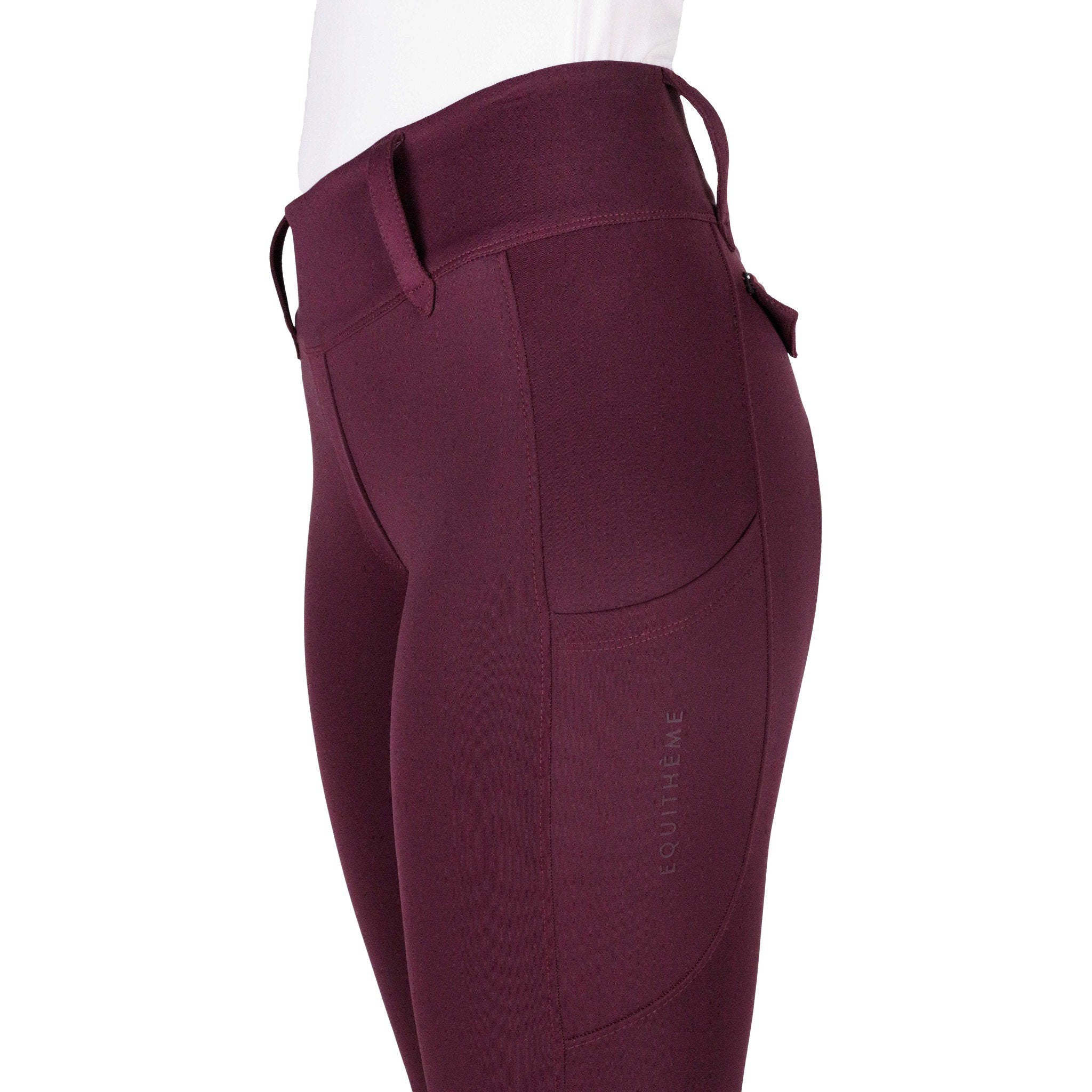 EQUITHÈME Alizé Full-Seat Leggings - Ladies Plum 979167336
