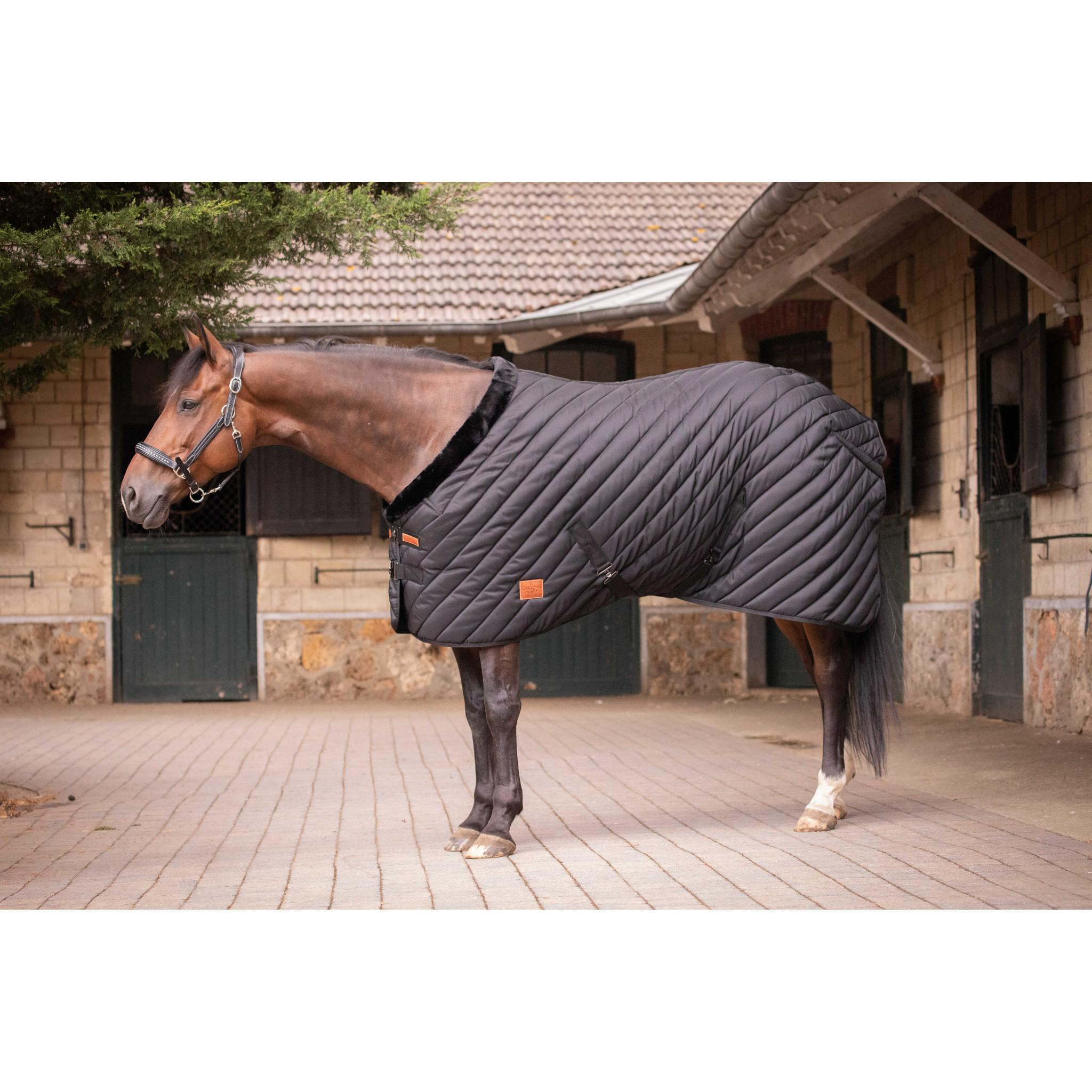Paddock Sports Diagonal Stable Rug Black 400030259