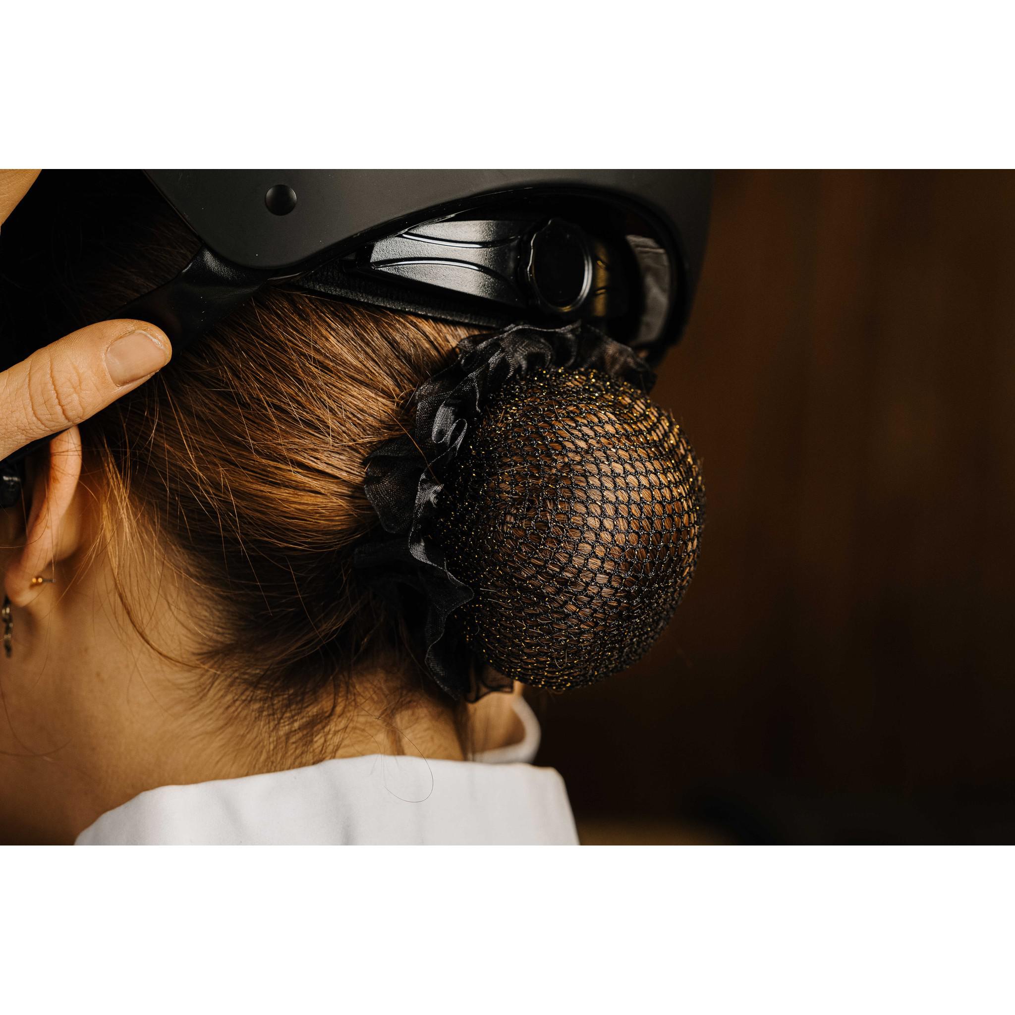 EQUITHÈME Shiny Hair Net Black 930252002