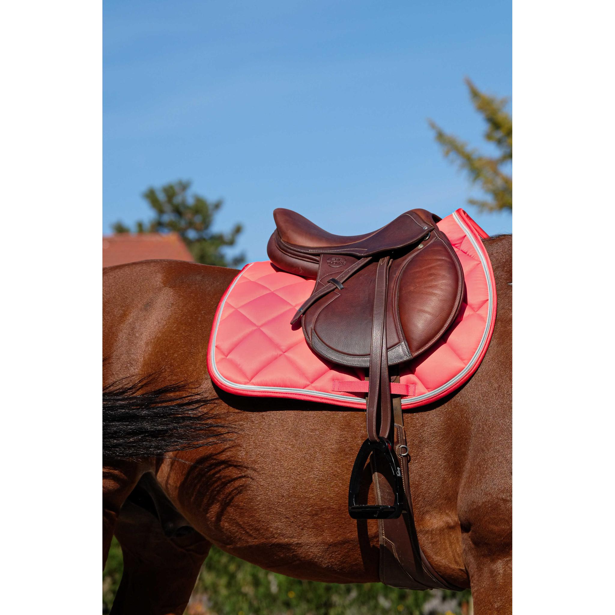 EQUITHÈME Classic All-Purpose Saddle Pad Antique pink - 204773013_ambi_2