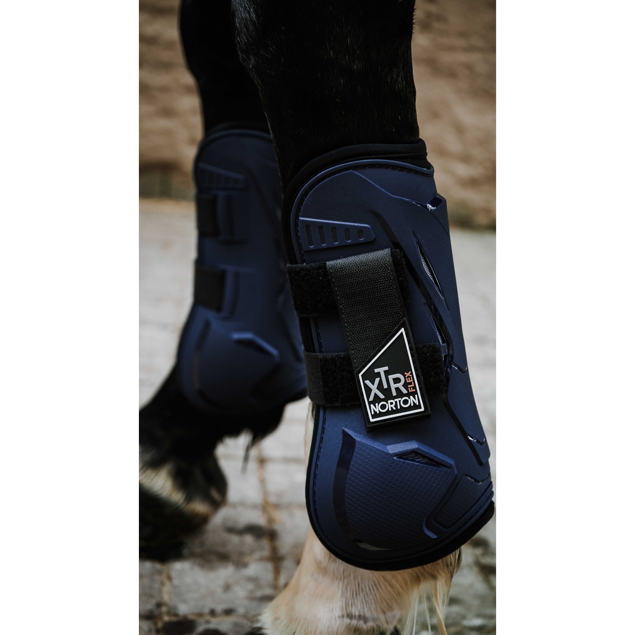 Norton XTR Flex Velcro Tendon Boots Navy blue 530677307