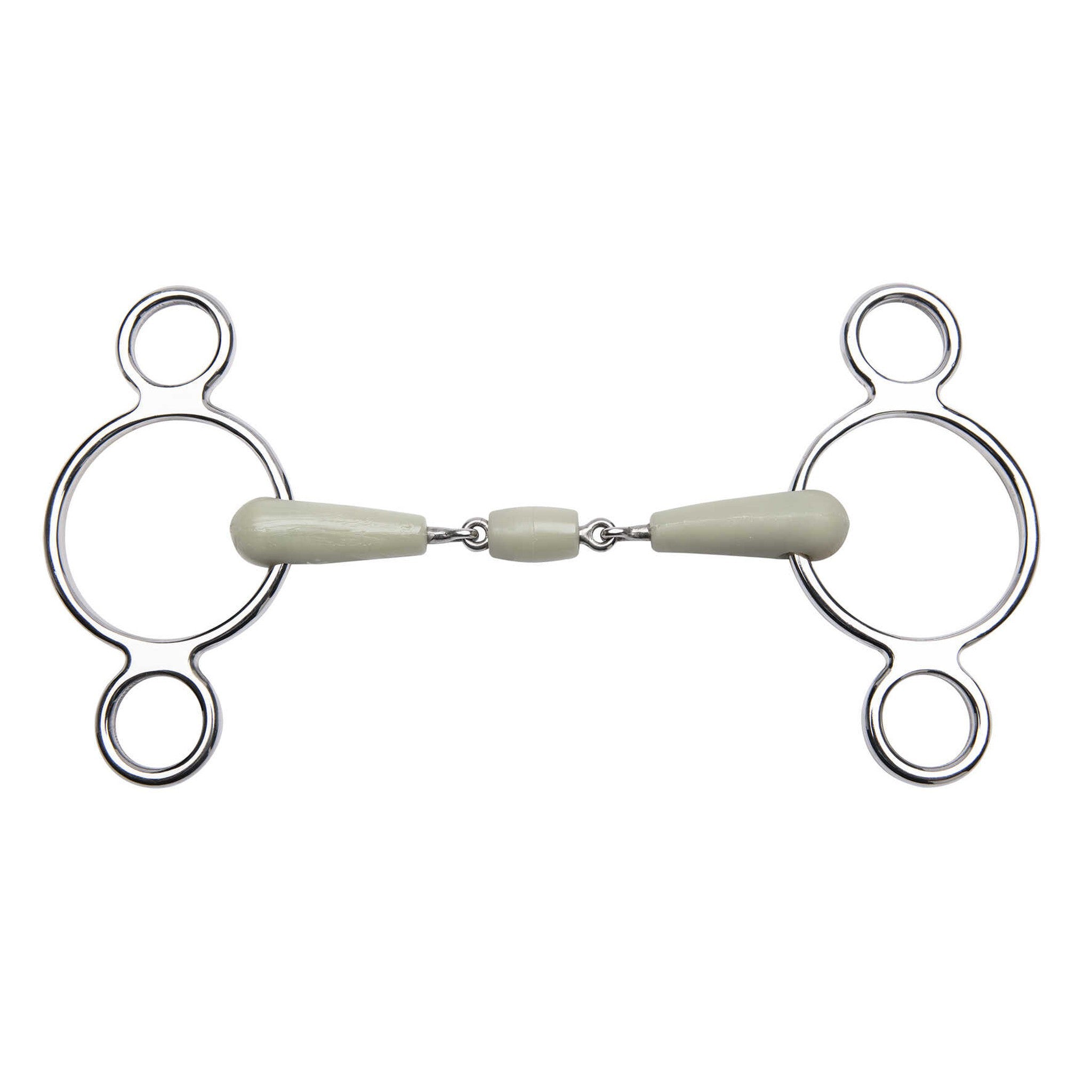 Feeling Flexi double-jointed gag bit 3-ring cheeks 600306135