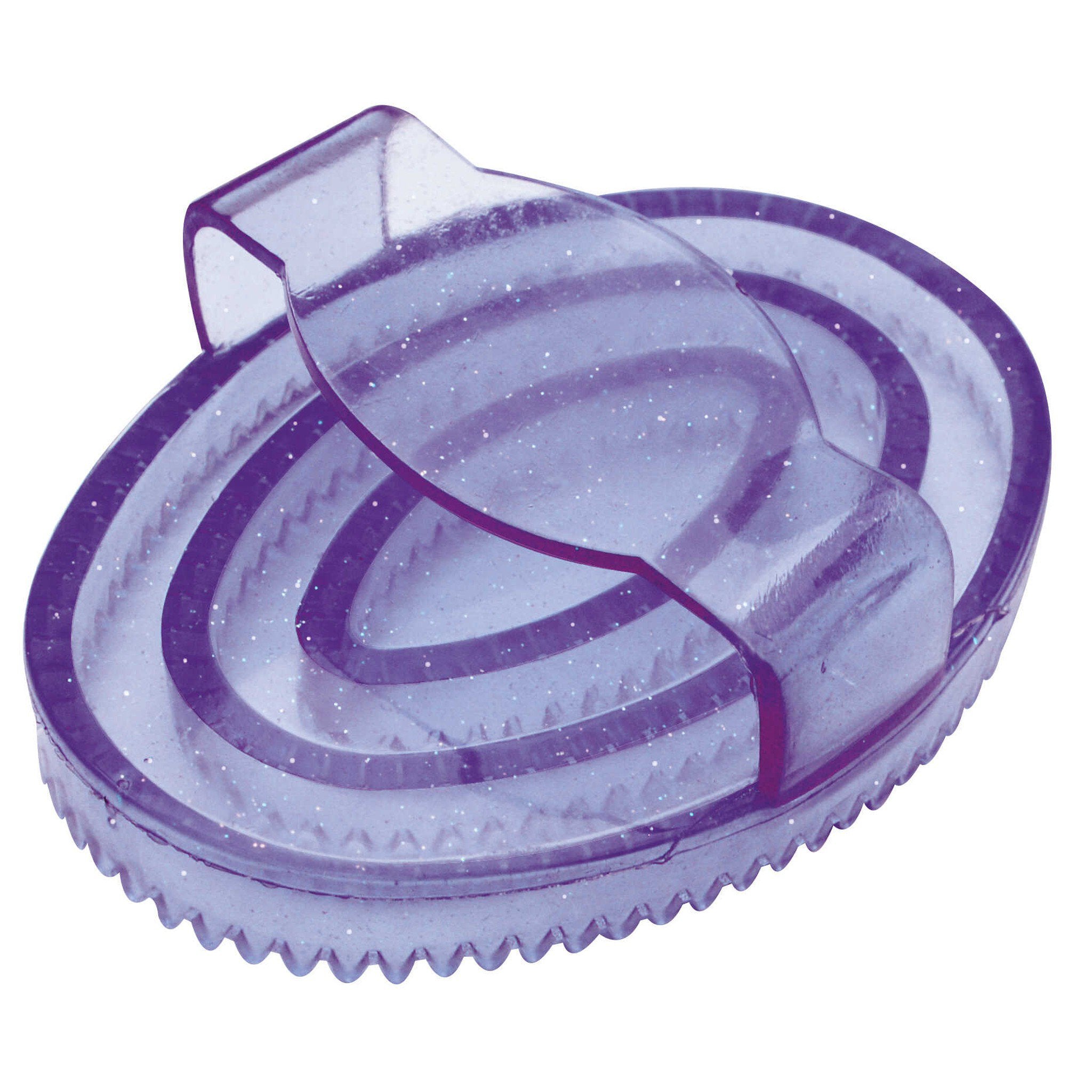 Oval rubber Hippo-Tonic curry comb Purple 700035015