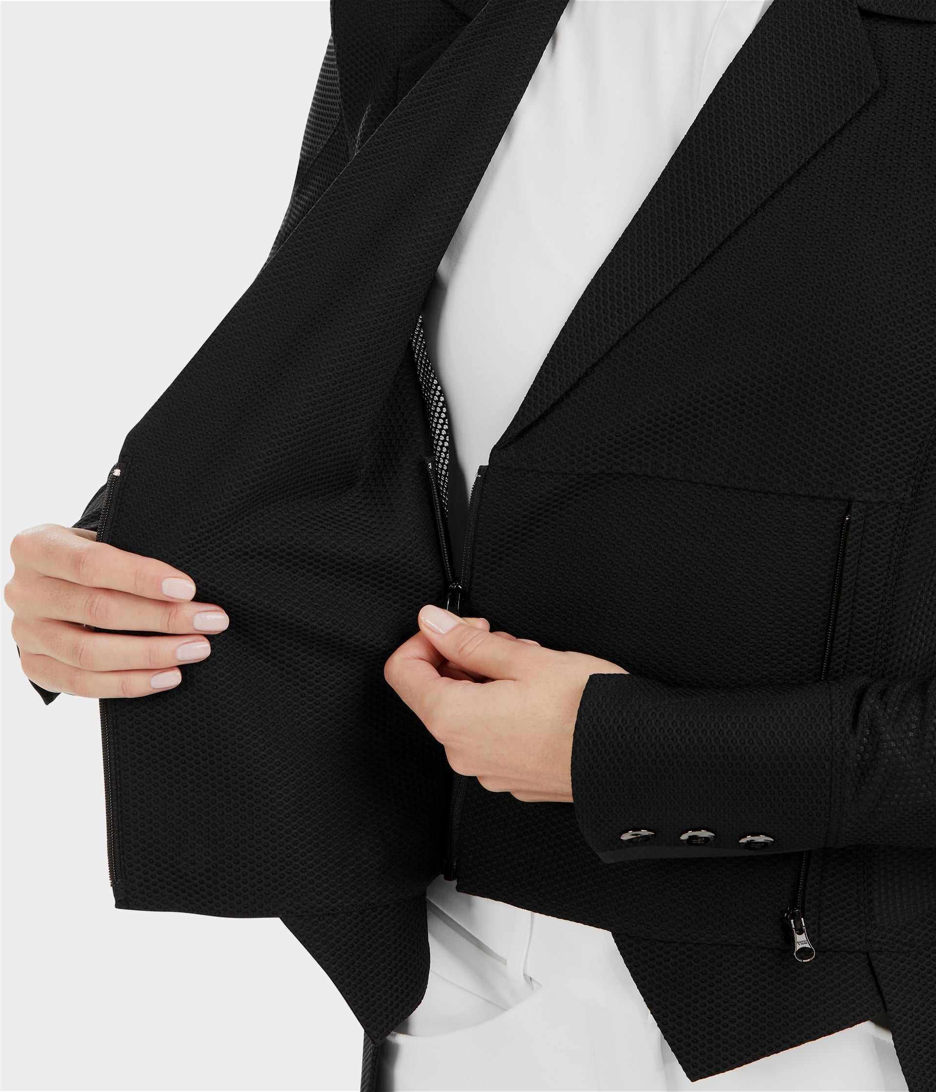 Horse Pilot Long Frac Mesh Women - Black