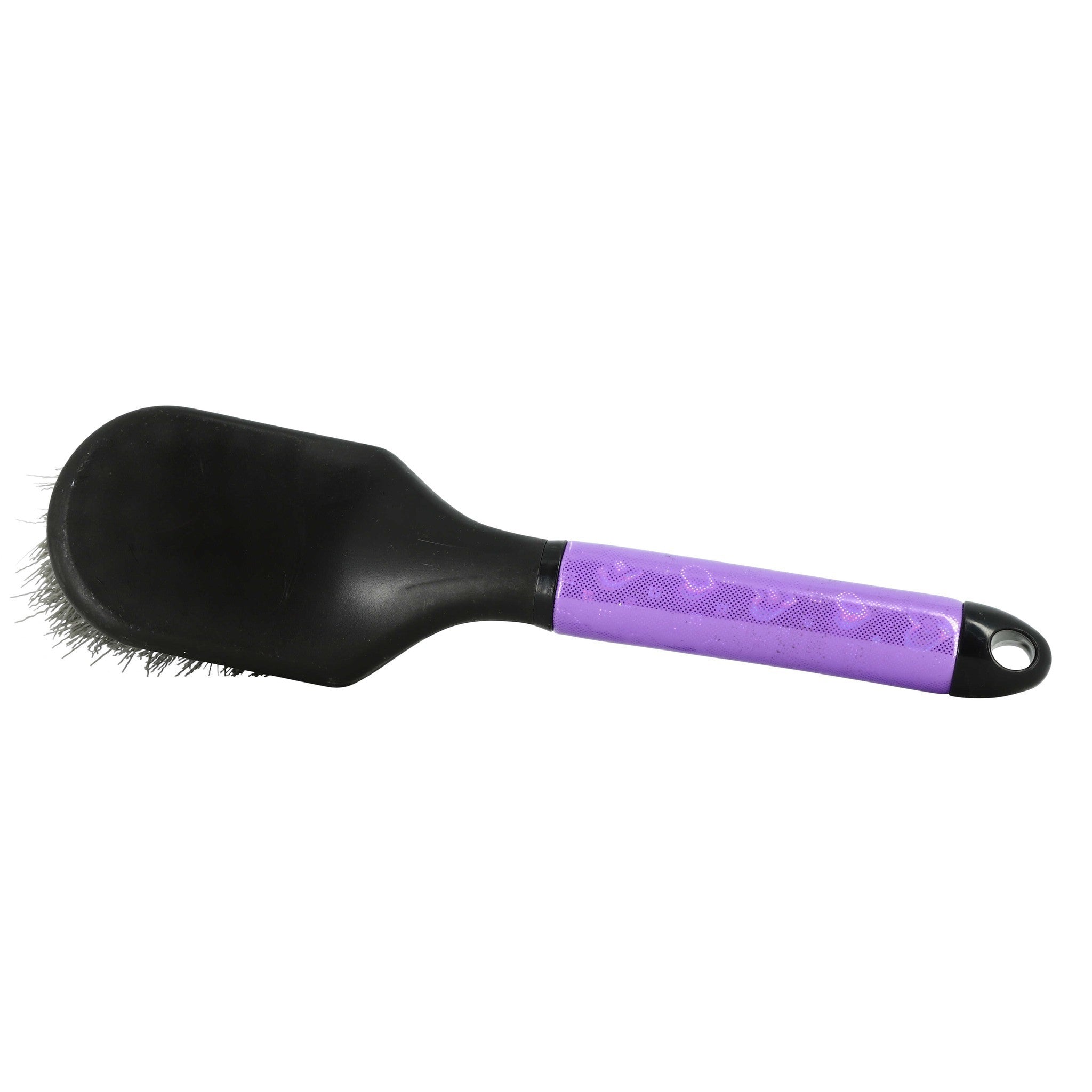 Hippo-Tonic Glossy heart hoof brush Purple 700721015
