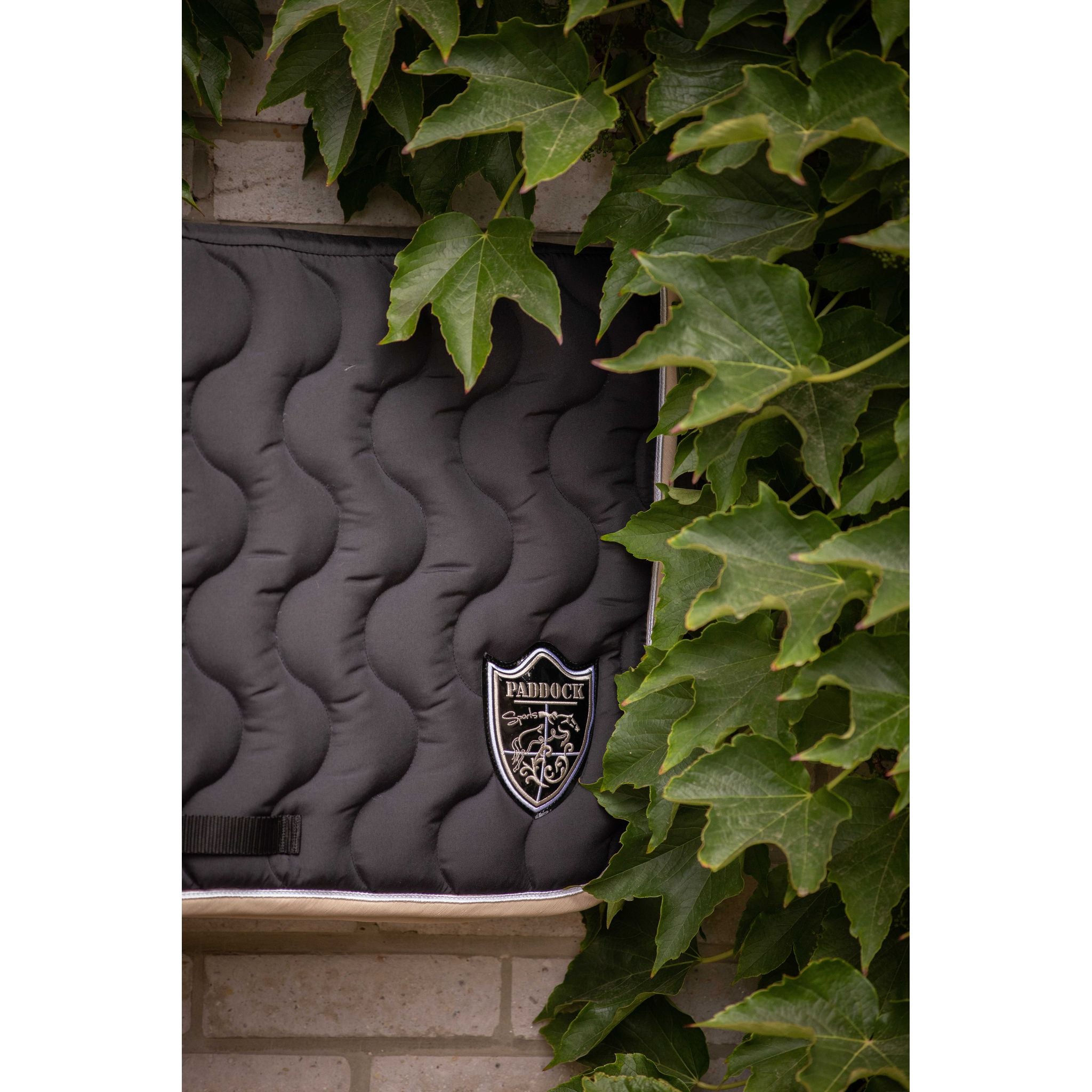 Paddock Sports Origin Saddle Pad with Crest - All-Purpose Black - 204742002_ambi_10
