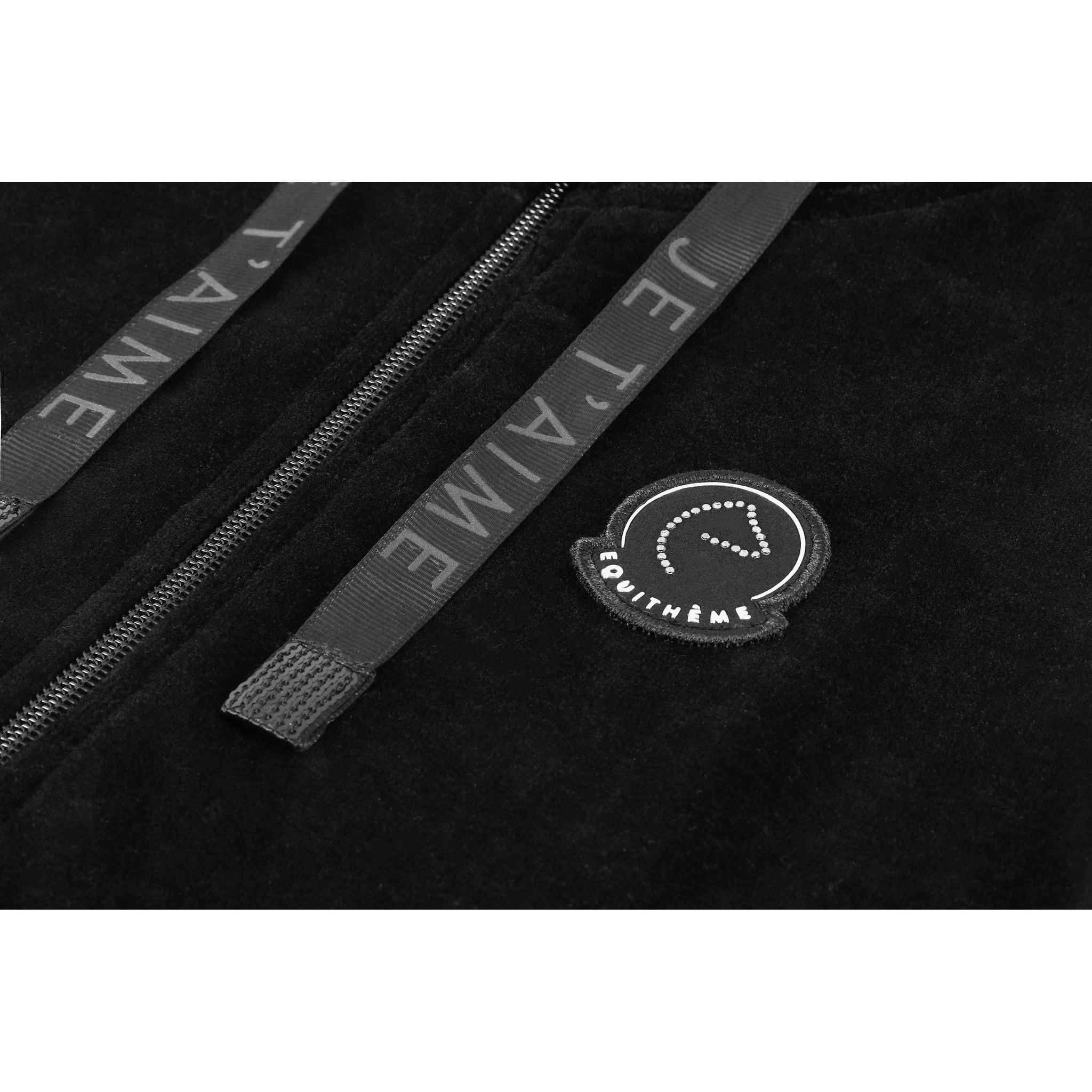 Je t’aime EQUITHÈME Coline Sweatshirt - Children Black 963094214