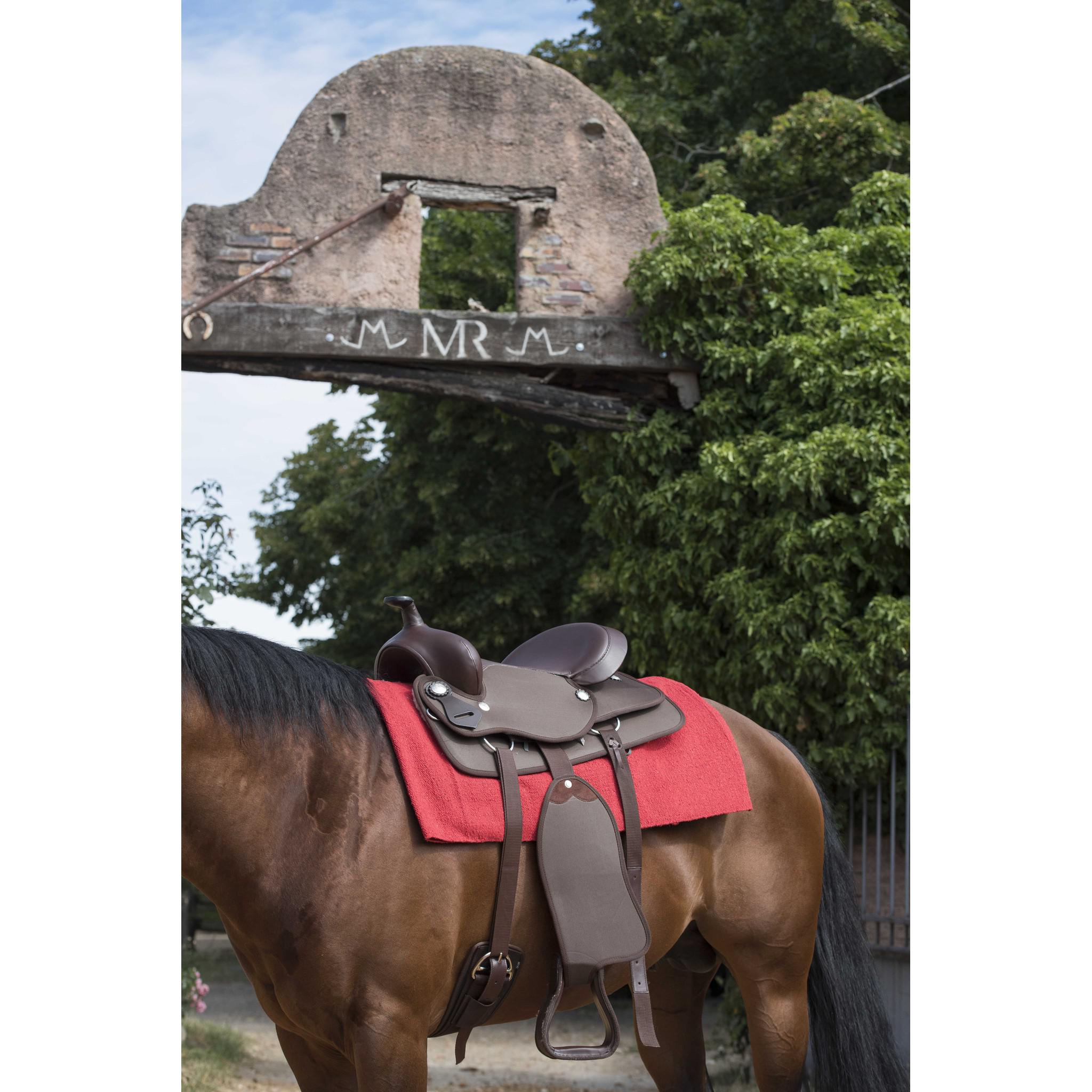 Westride Navajo one-coloured horse pad Red 801092003