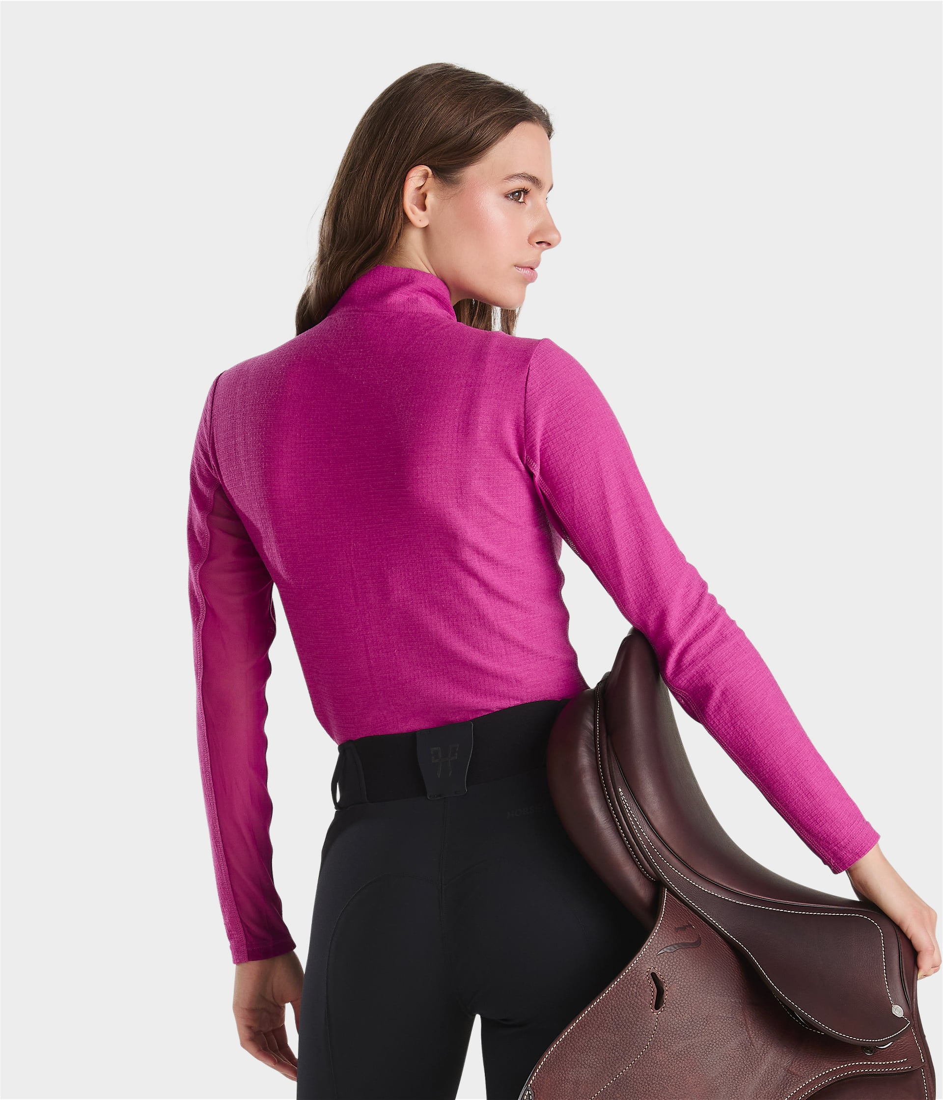 HORSE PILOT Suntech Shirt Women - Fuchsia