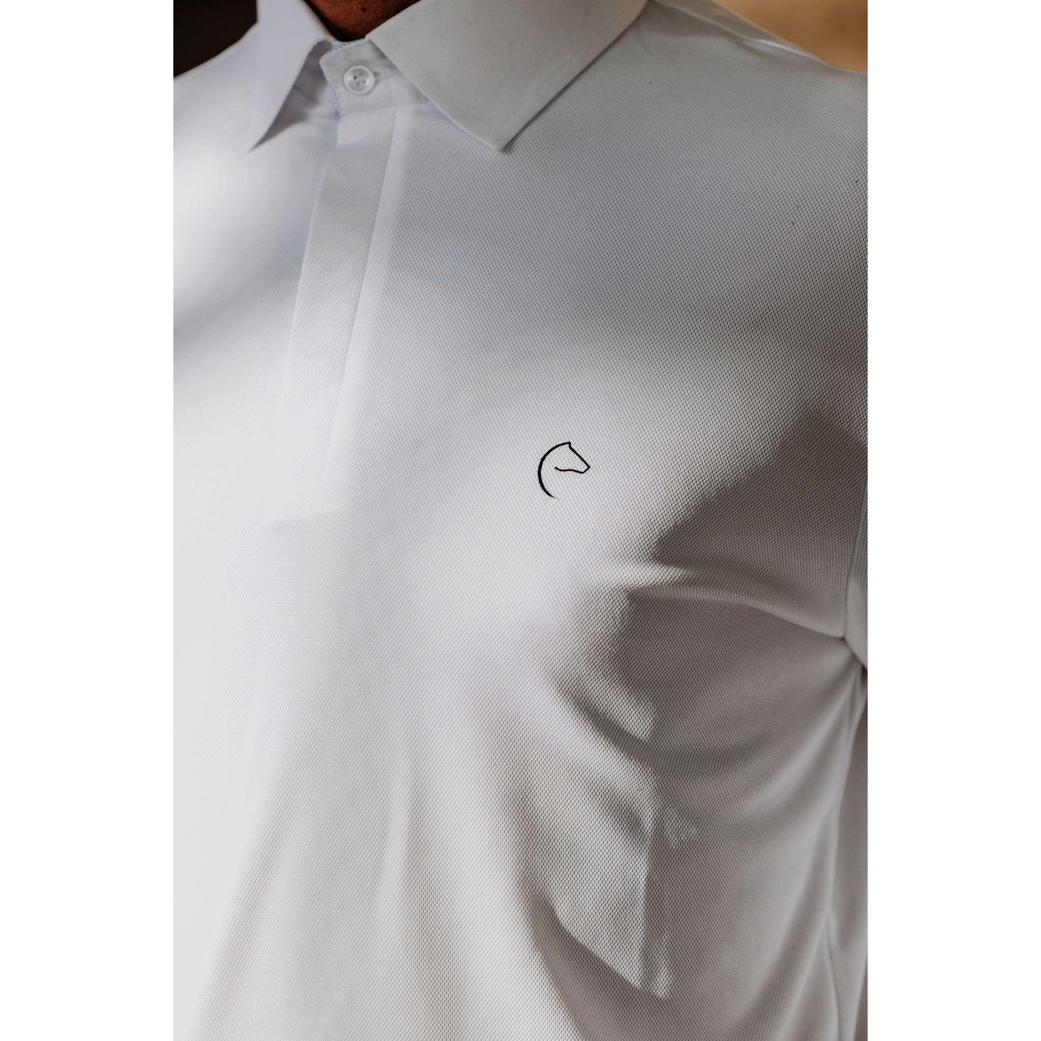 EQUITHÈME Dany Show Polo Shirt - Men White 962097013