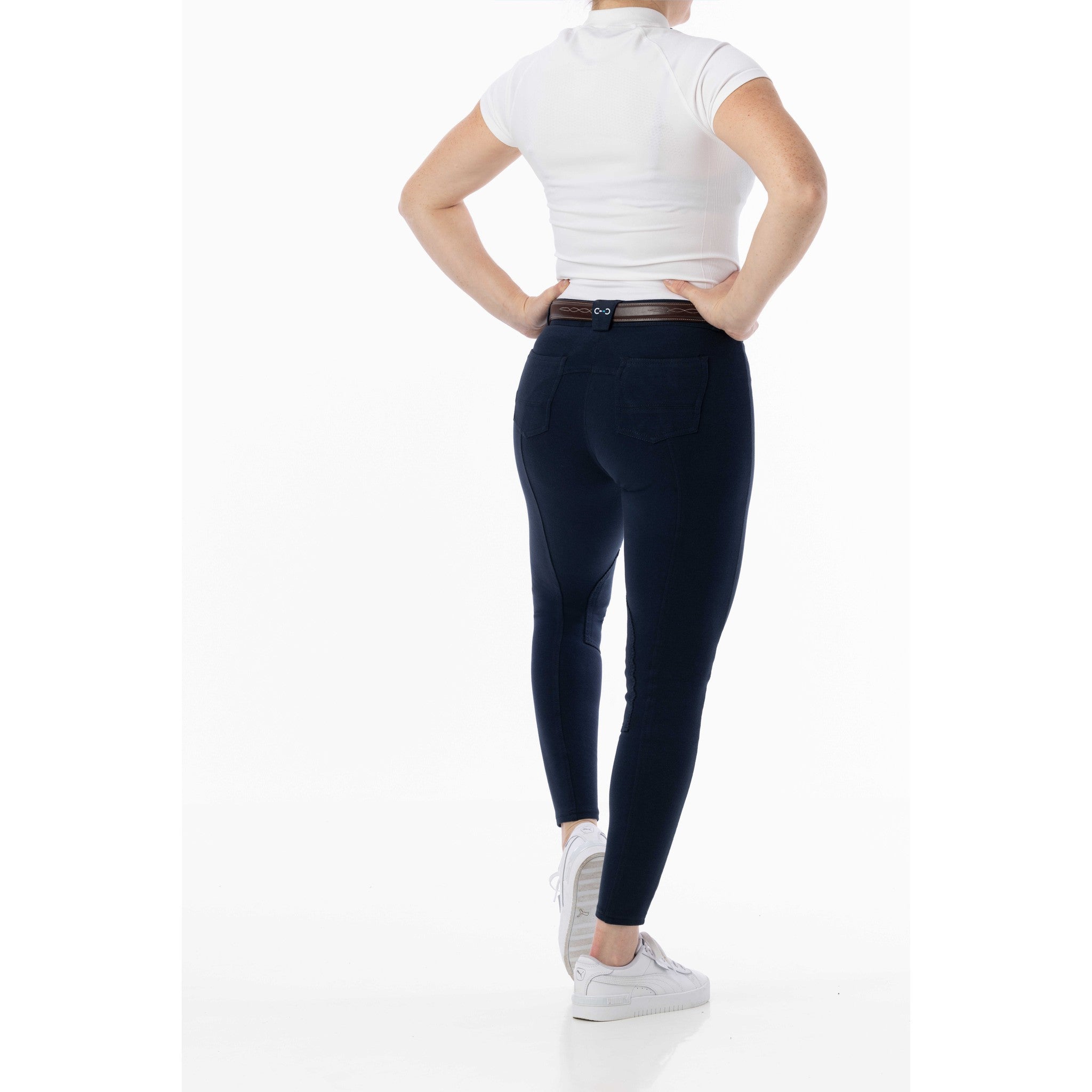 Riding World Memphis Breeches - Ladies Navy blue 989402736