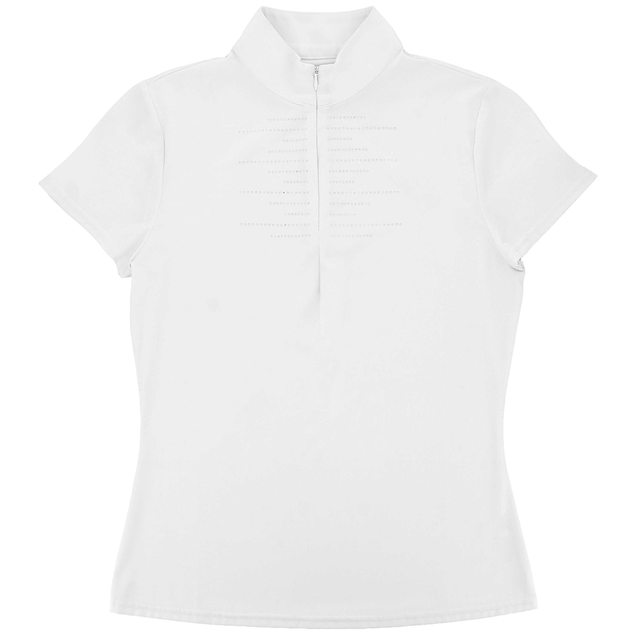 EQUITHÈME Suzanne Competition Polo - Kids White - 962135112_packshot_1