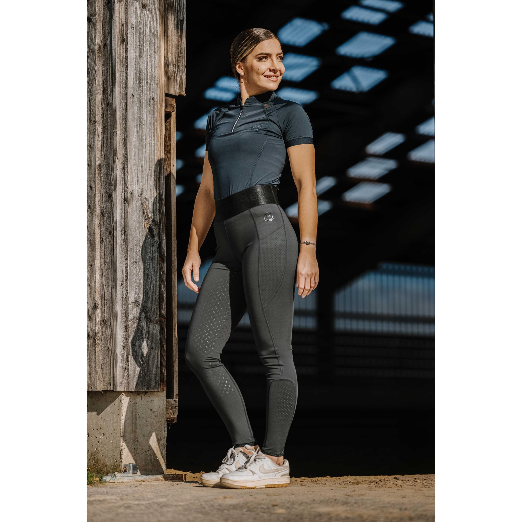 Je t'aime EQUITHÈME Iris Riding Leggings - Ladies Black 979166236