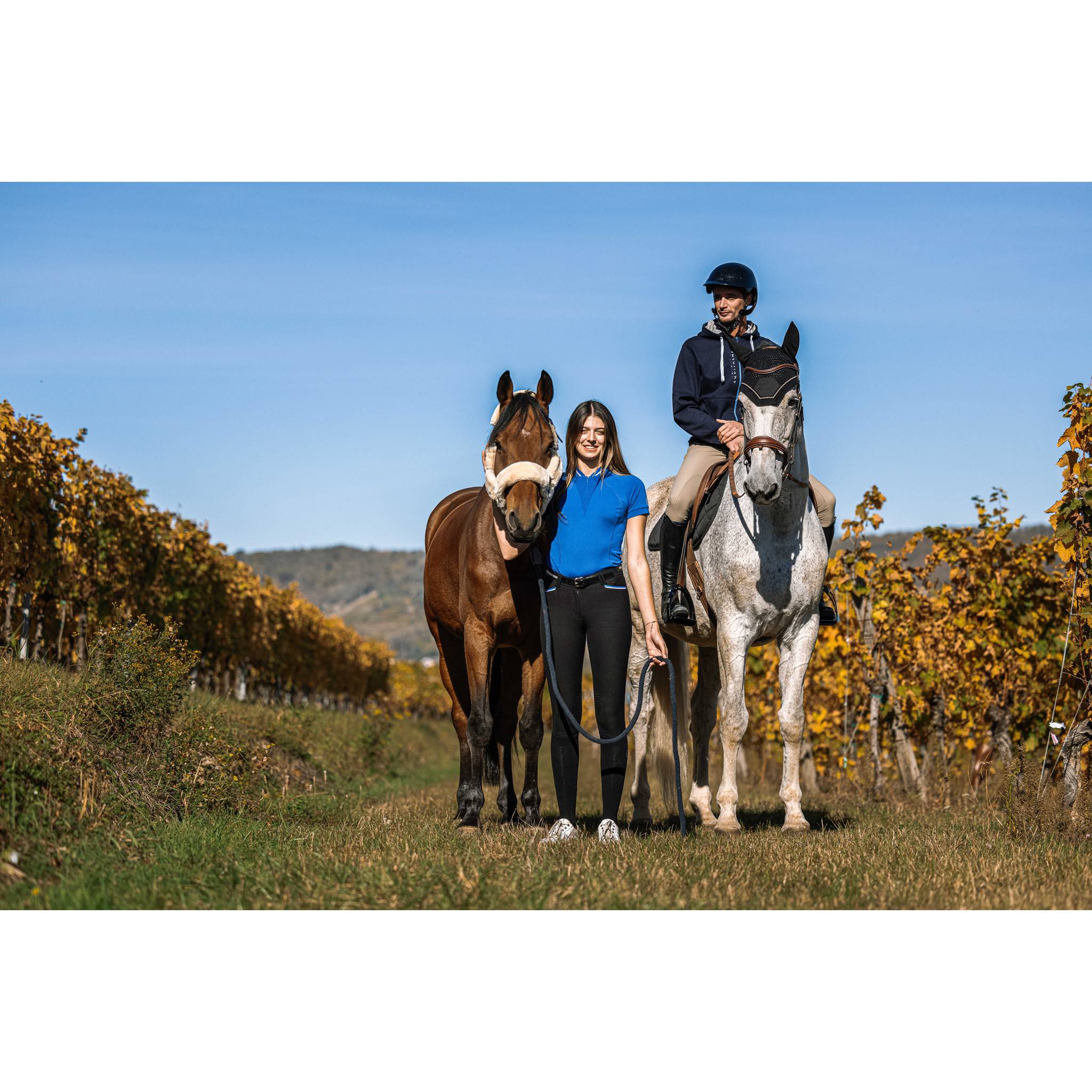 EQUITHÈME Hervé Sweatshirt - Men Navy blue 963212073