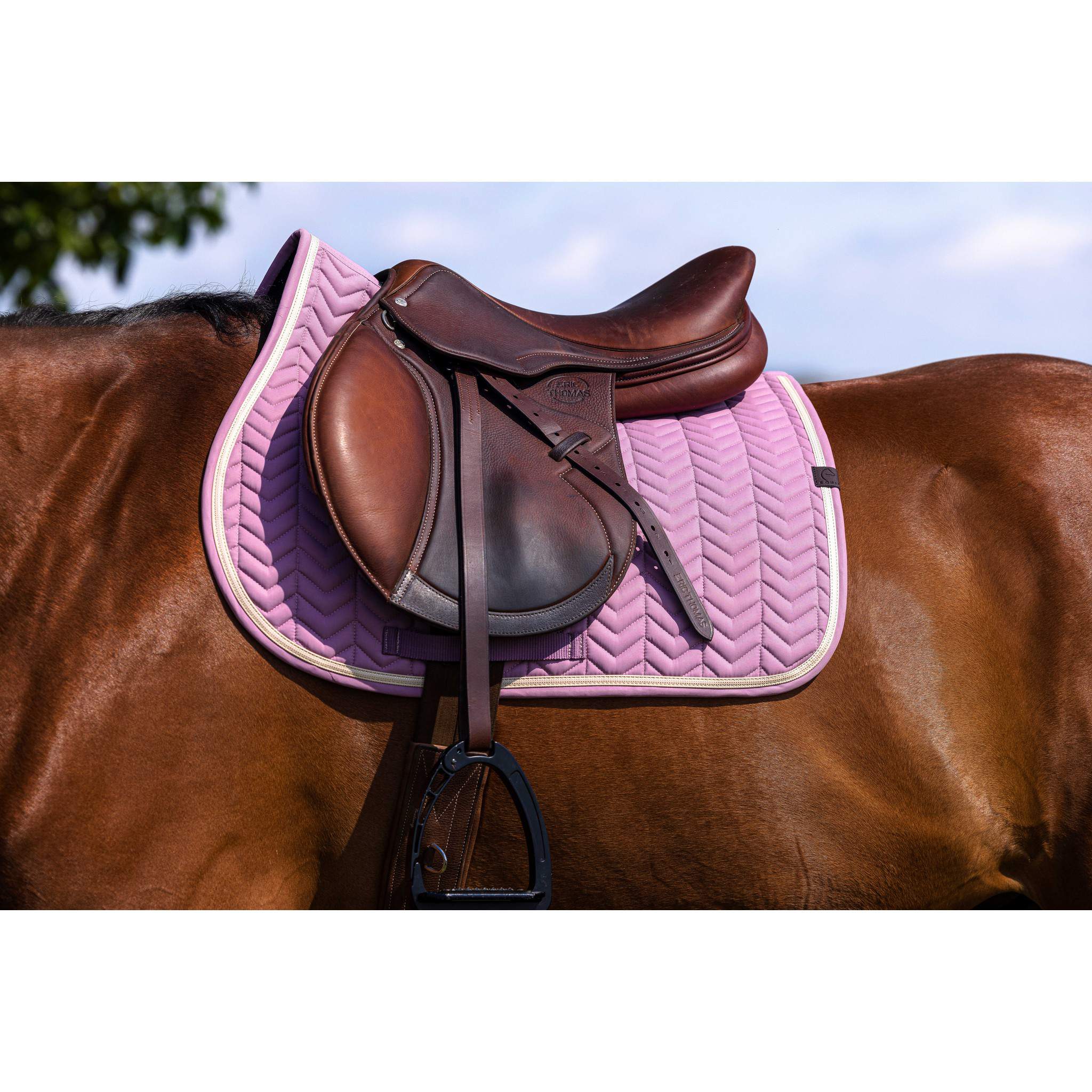 EQUITHÈME Softypop Saddle Pad - All purpose Lavander 204003016