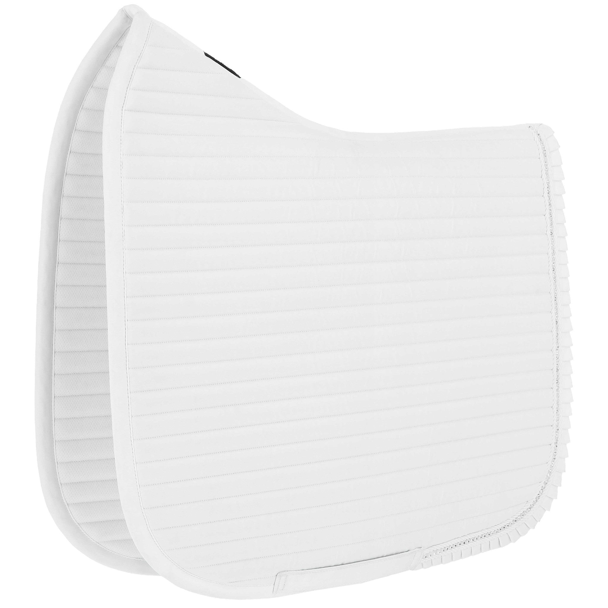 EQUITHÈME Glam Dressage Saddle Pad White - 204025001_packshot_1