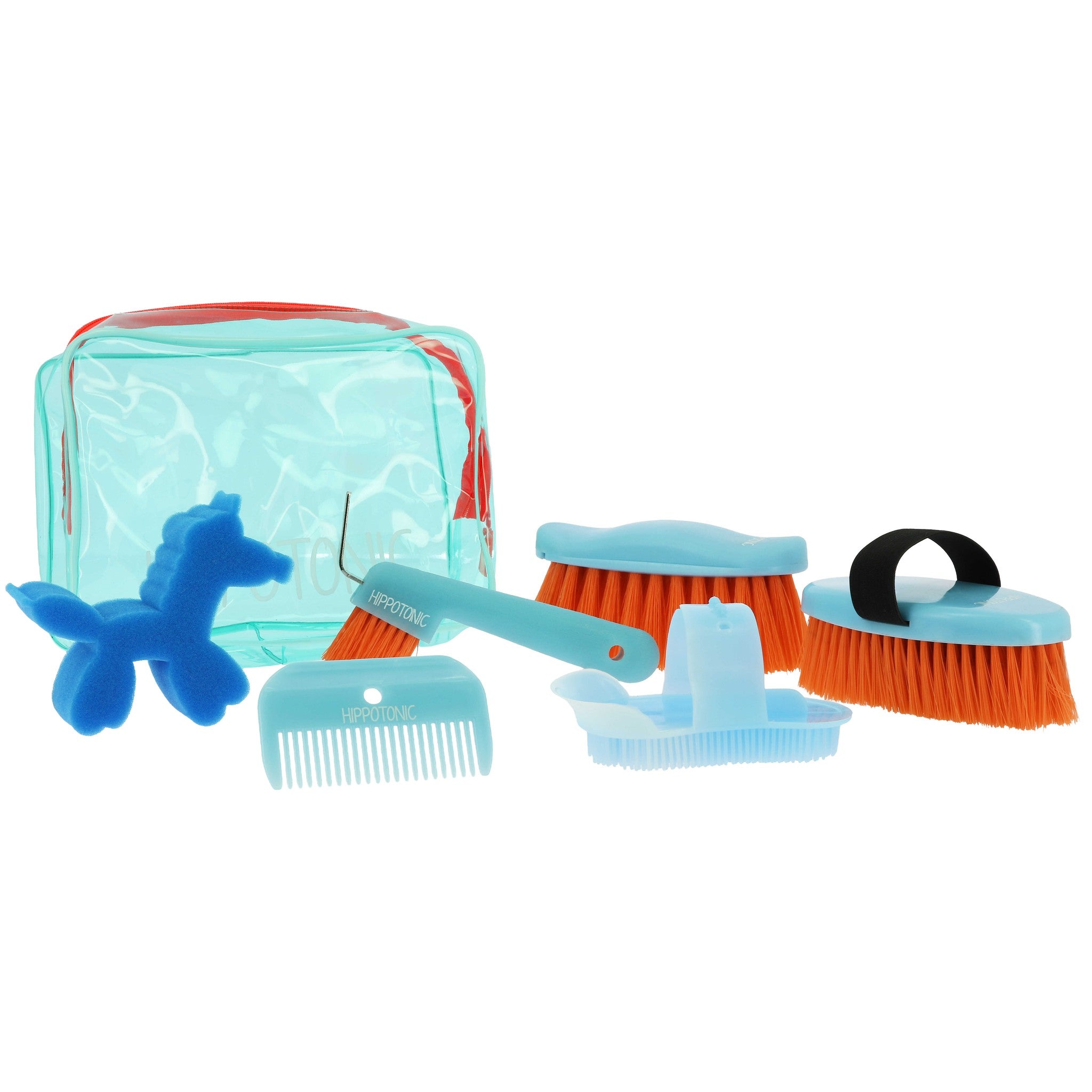 HIPPO-TONIC Junior Grooming Kit Turquoise - 700217006_packshot_1