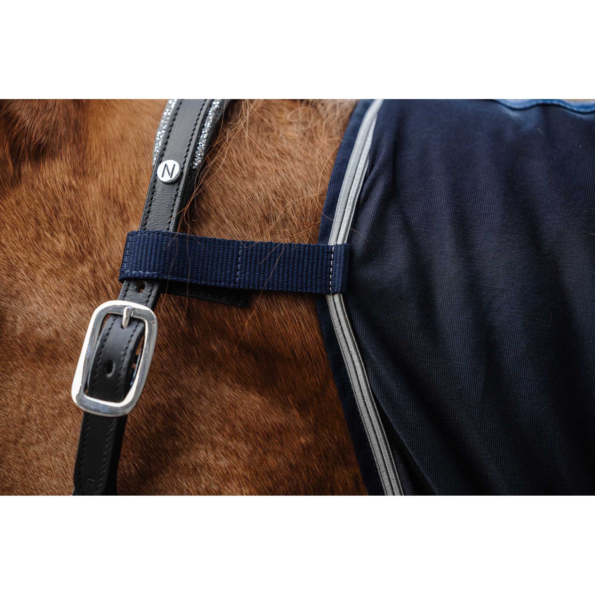 EQUITHÈME Micro Mesh Sheet - Combo Navy blue 400355063