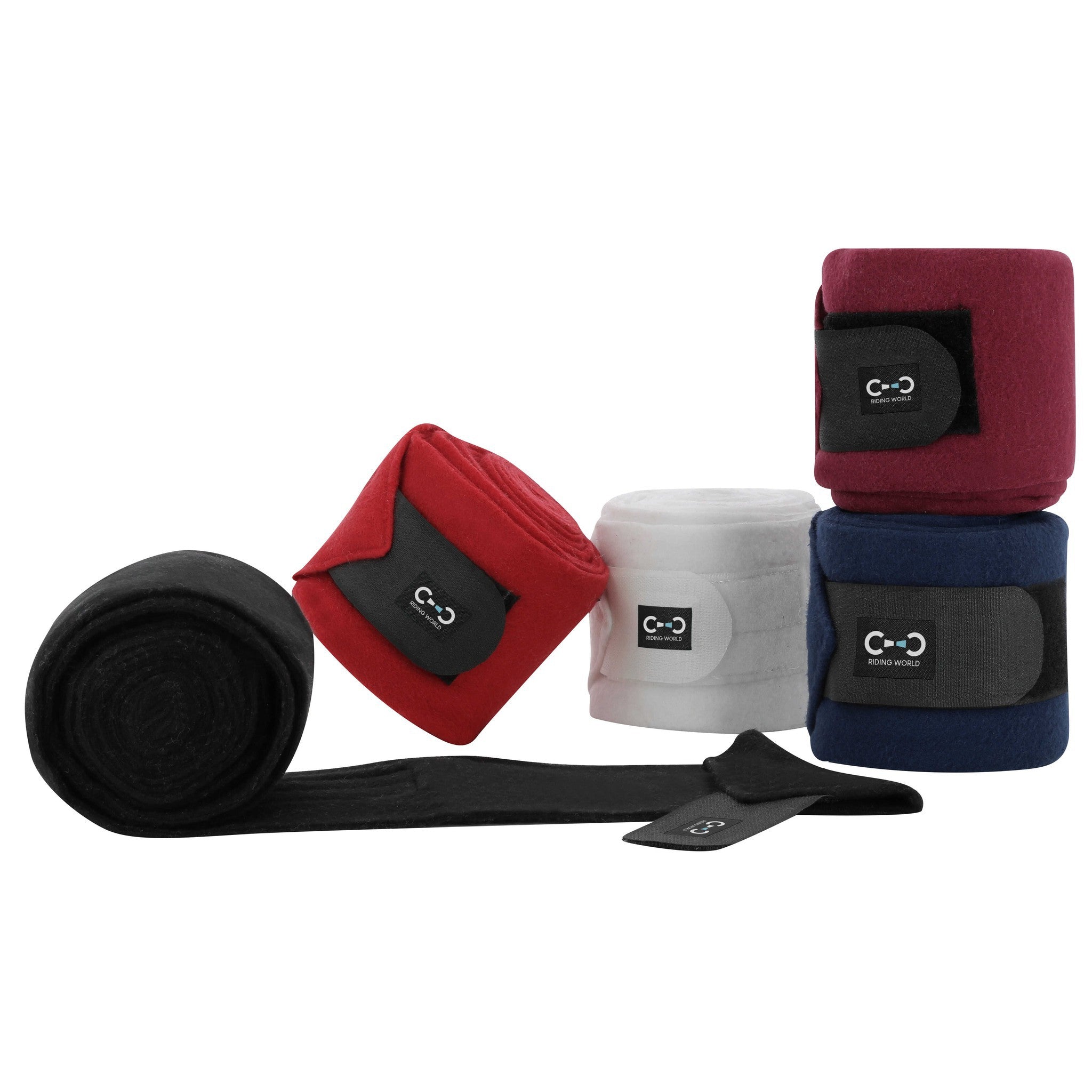 Riding World Eco Polo Bandages Burgundy 540072033