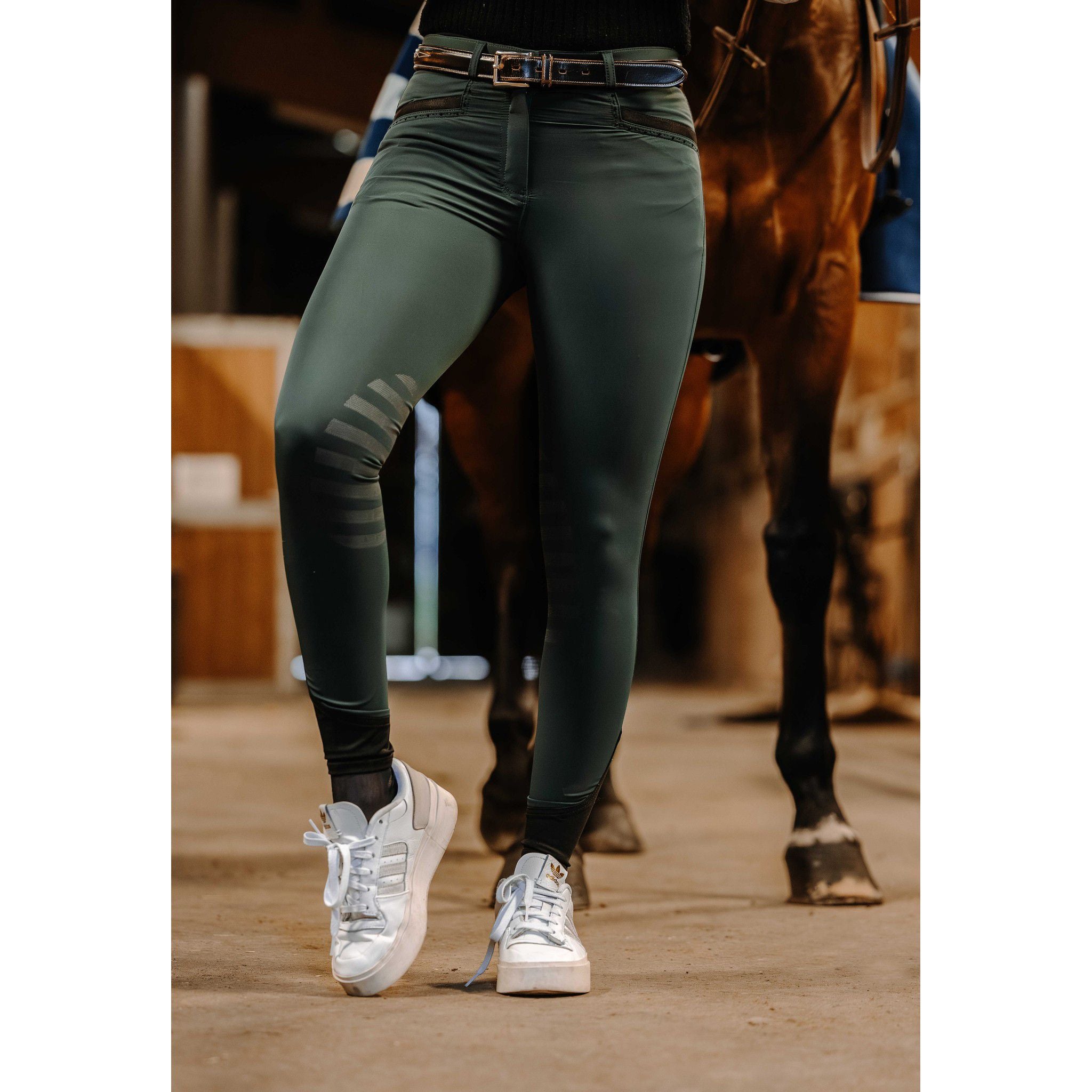 EQUITHÈME Safir Breeches - Ladies Dark green 979357936