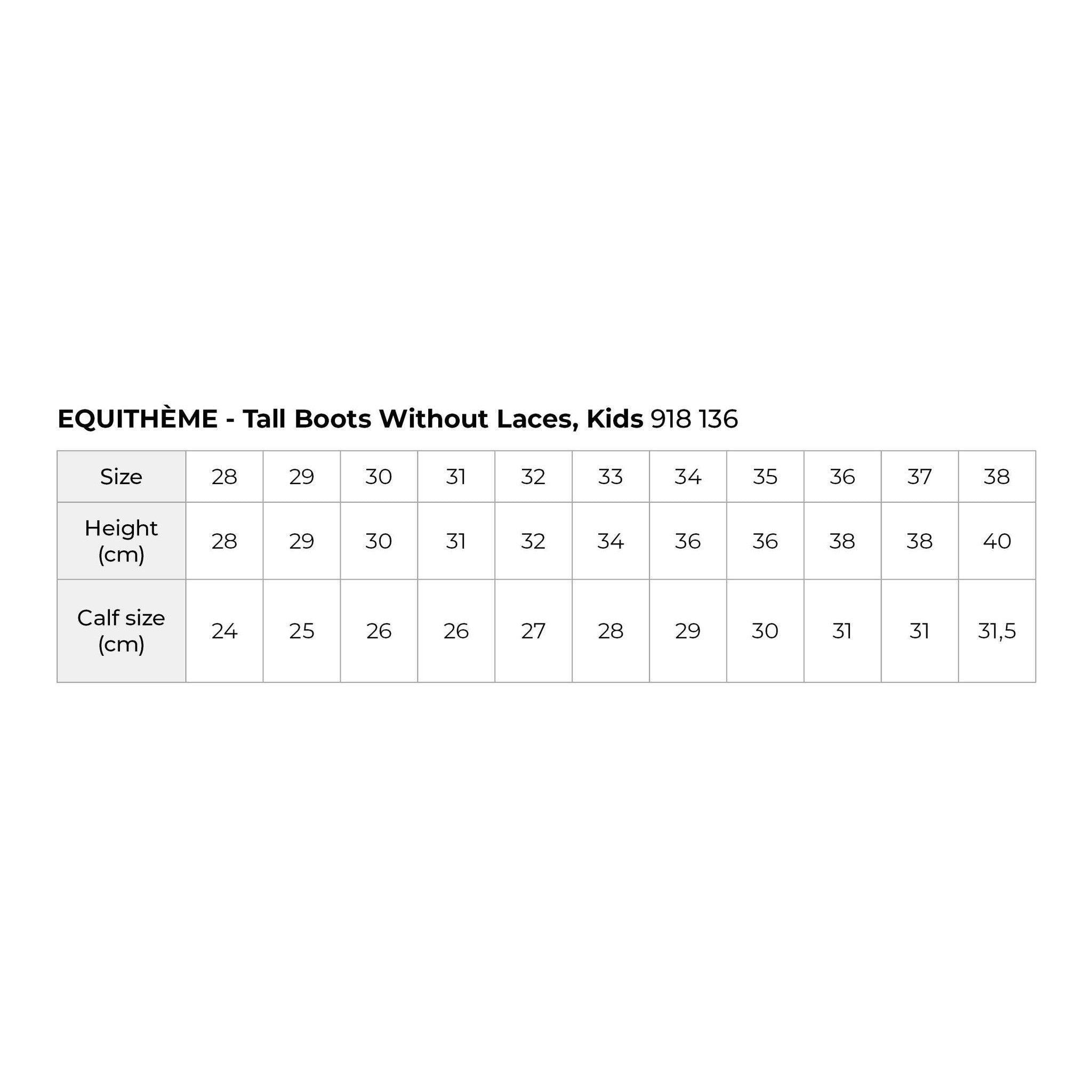 EQUITHÈME Slip-On boots - Children Black 918136234