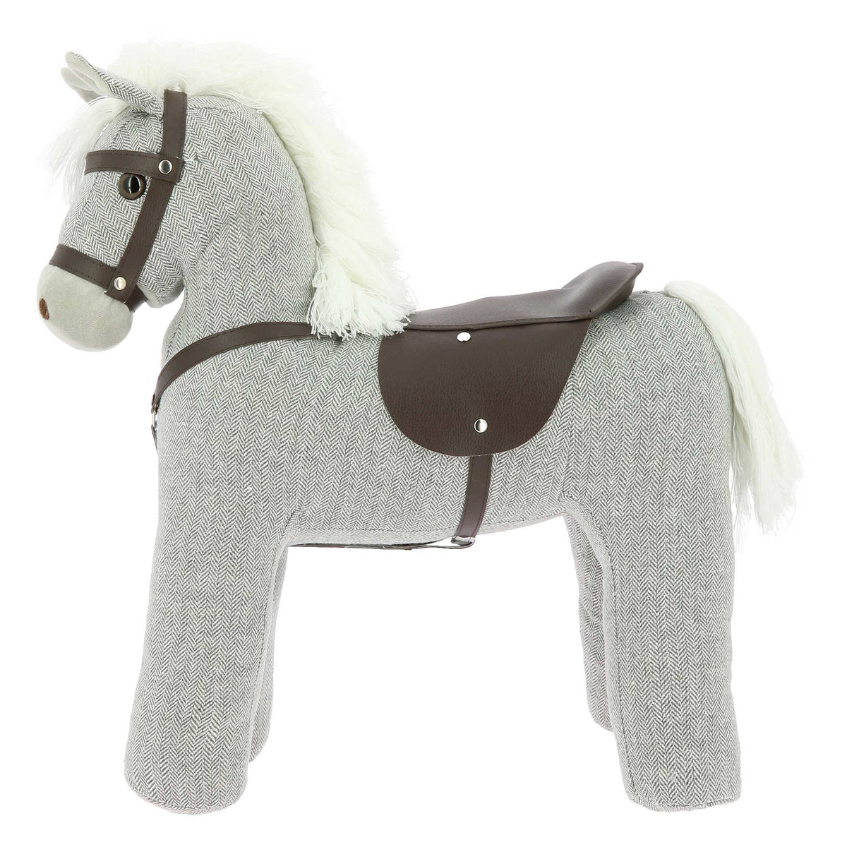 Equi-Kids Mountable Horse - Chiné grey - 901230011_packshot_2