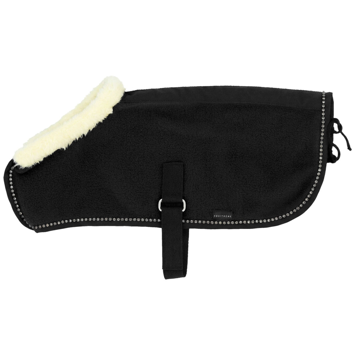 Pony Academy Glitter Fleece Mini Blanket - Black - 901435002_packshot_1