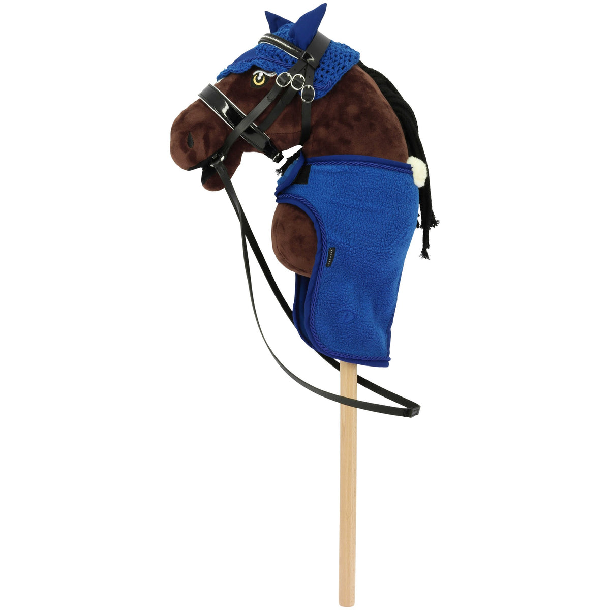 Pony Academy Hobby Horse Dressage Bridle - Black - 901449002_compo_1