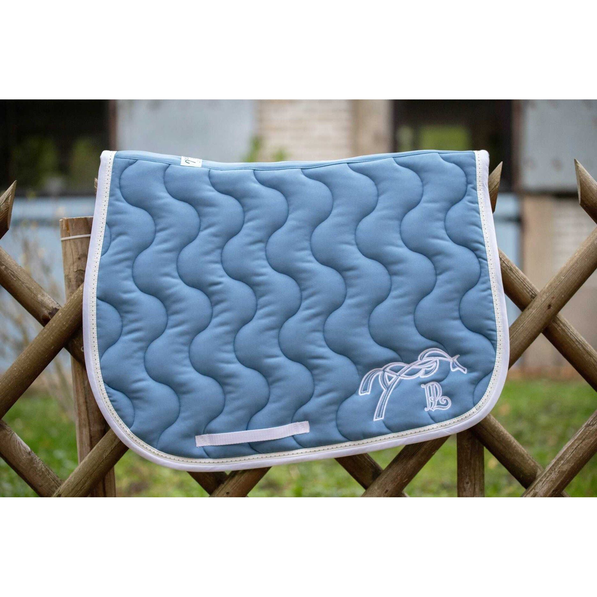 Pénélope Team Saddle Pad - All purpose Blue/white 204801019