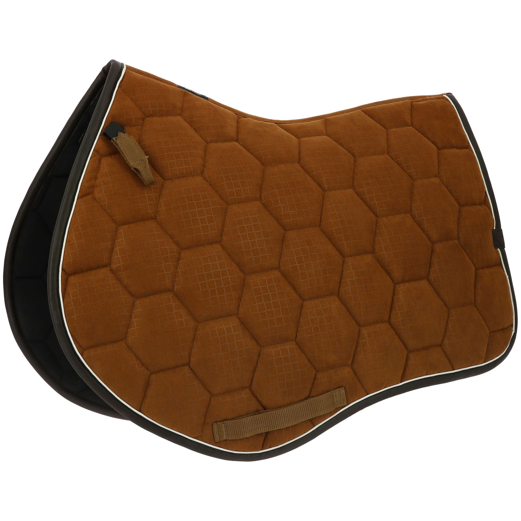 EQUITHÈME Quadri All-Purpose Saddle Pad Camel - 204779004_packshot_1