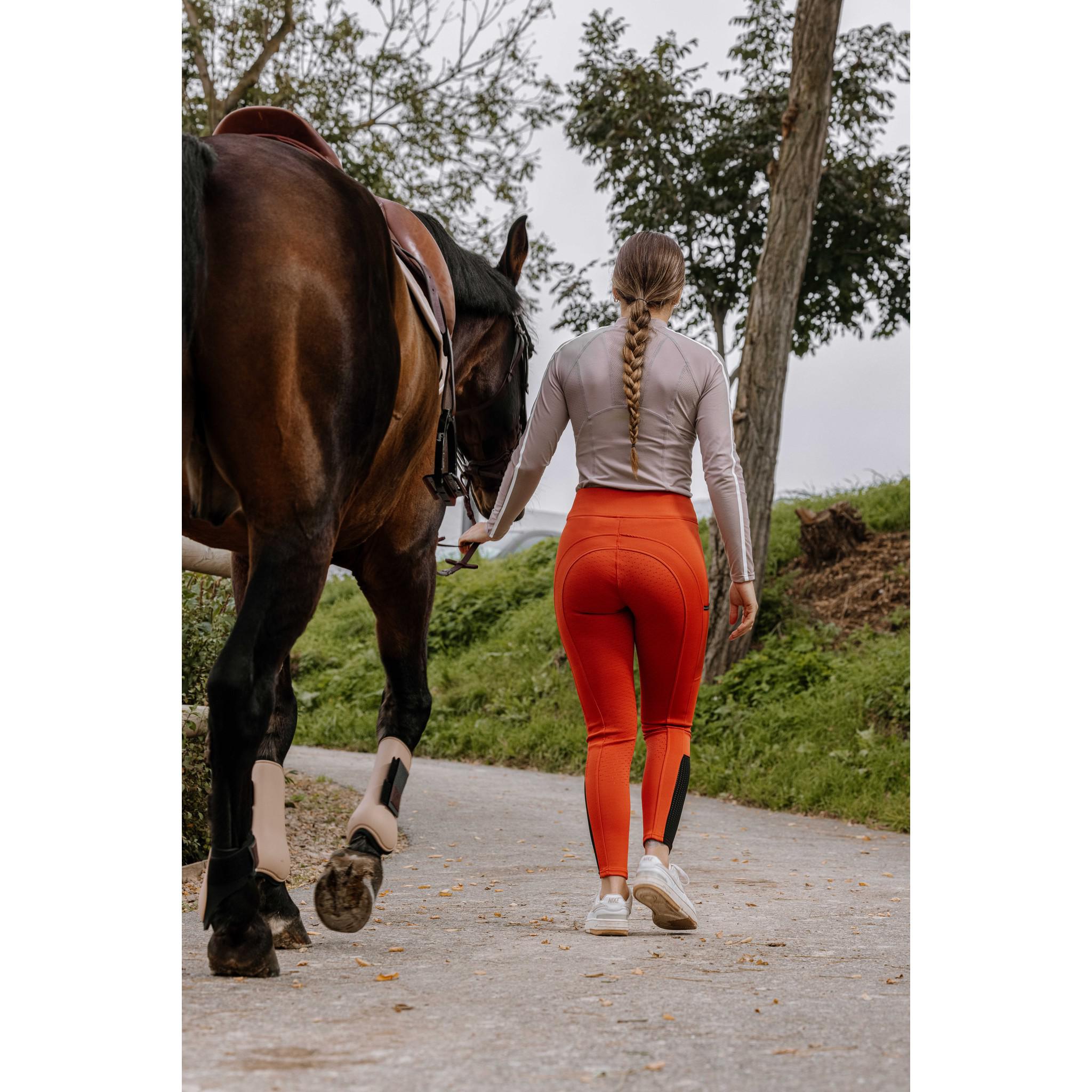 EQUITHÈME Originals Brigitte Leggings - Ladies Orange 979162636