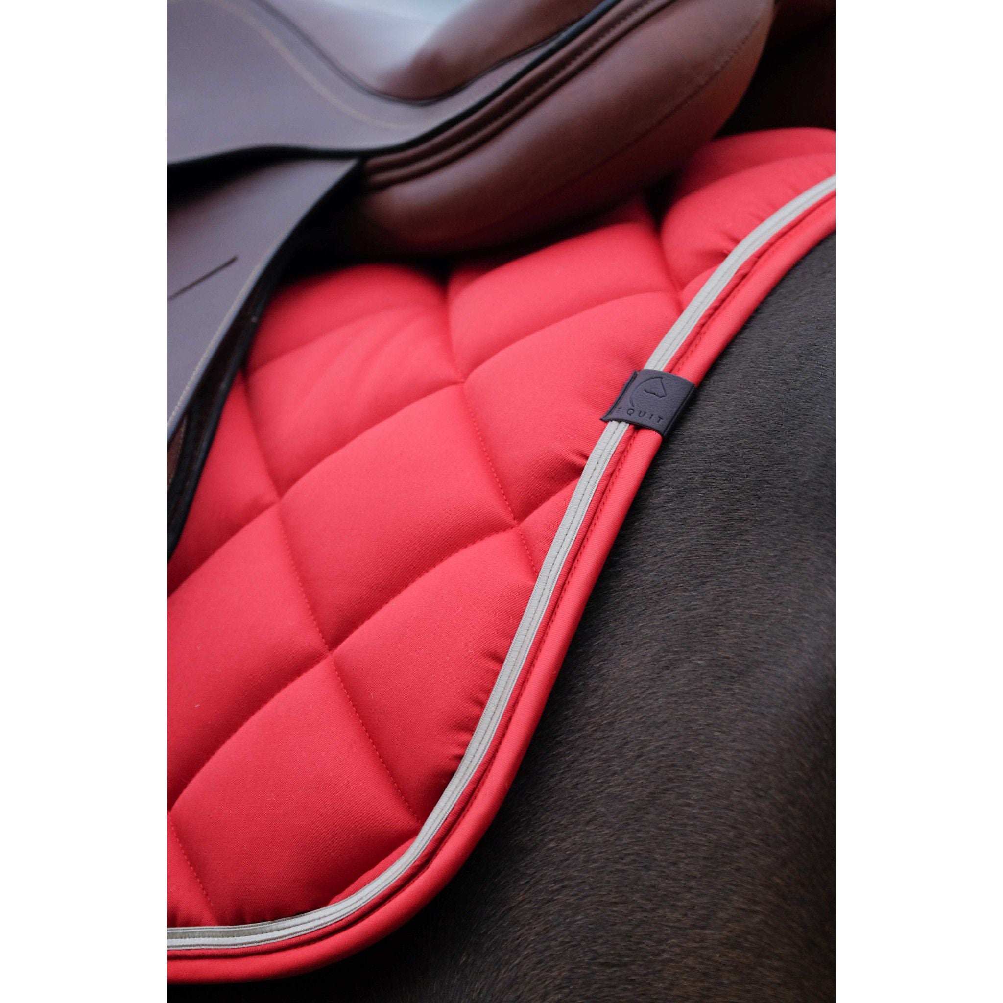 EQUITHÈME Classic Saddle pad - All purpose Red 204773003