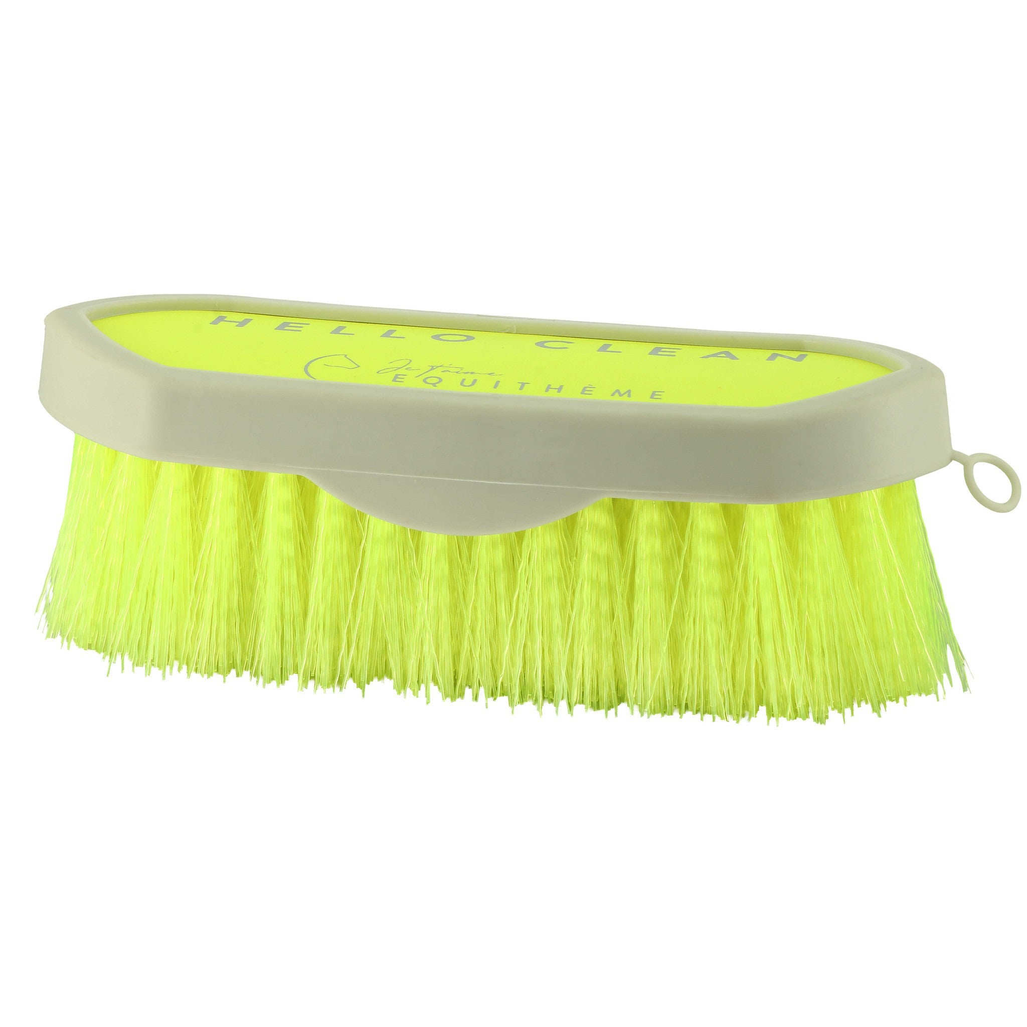 Je t'aime EQUITHÈME Fun Dandy brush Fluorescent yellow 311044020