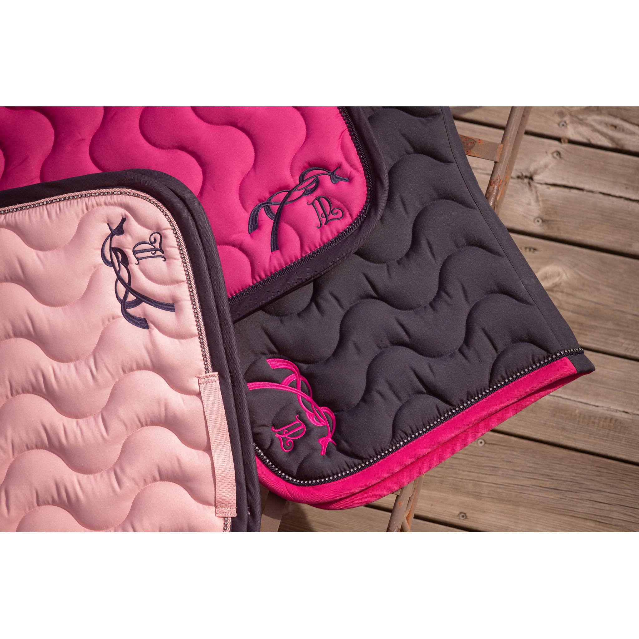 Pénélope Diamant Saddle Pad - All purpose Navy/fuchsia 204846107