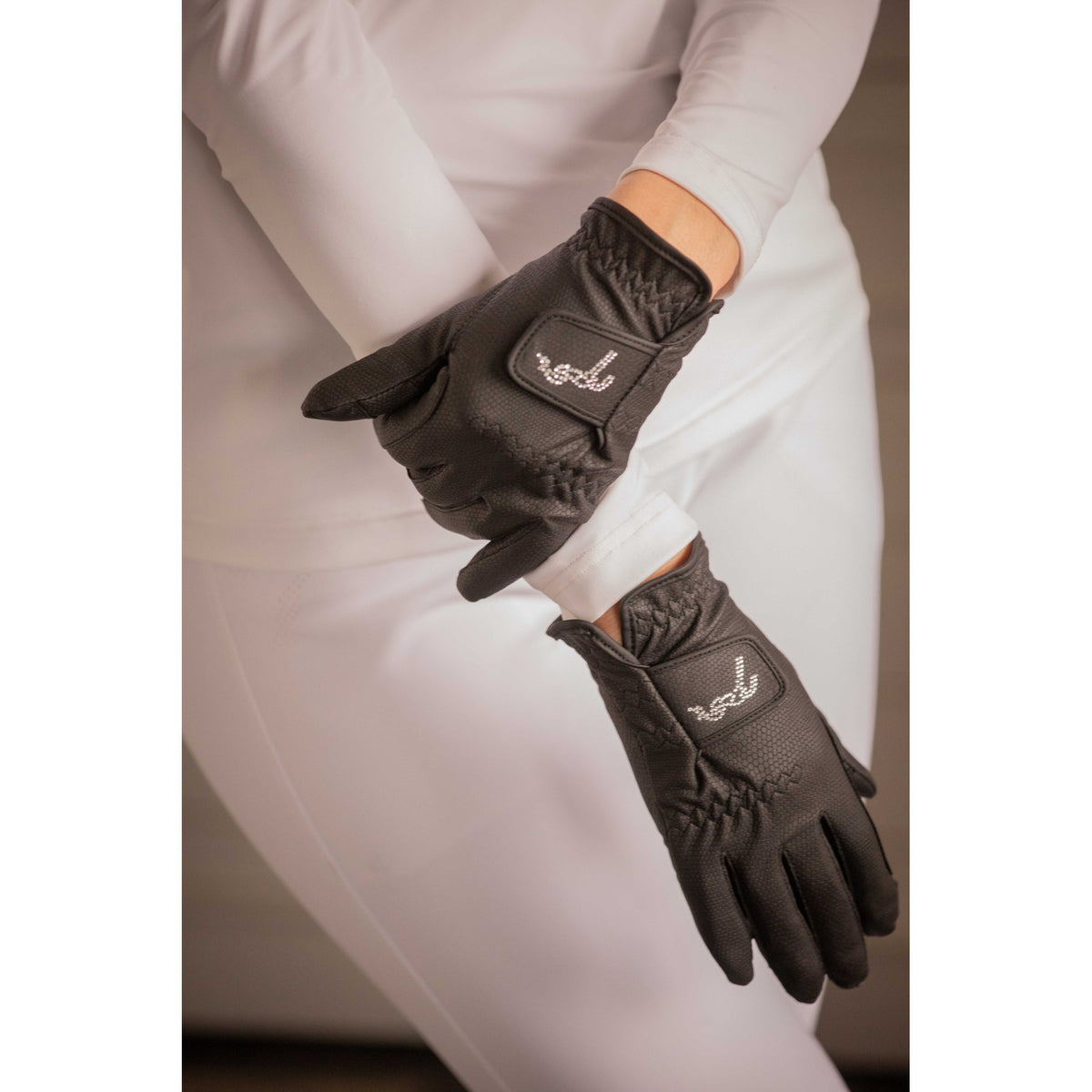 Pénélope Lyoni Riding Gloves Black - 930806265_ambi_6