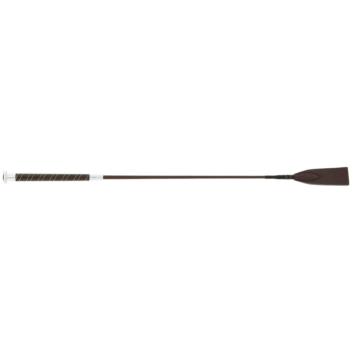 Whip & Go Leather Effect Whip - Brown - 950116004_packshot_1
