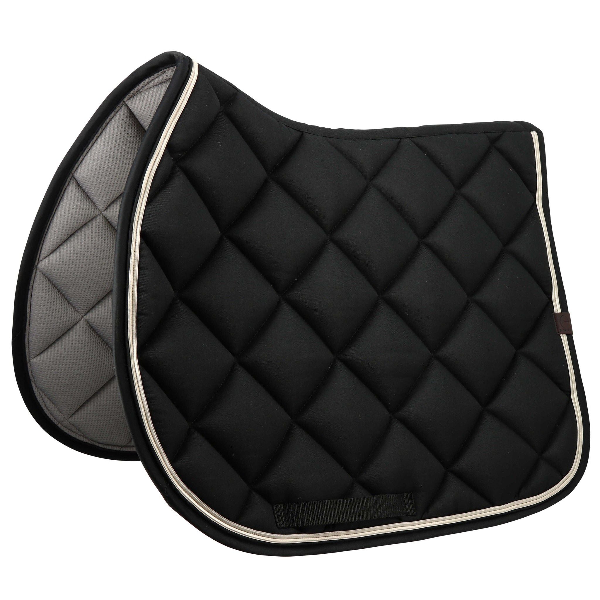 EQUITHÈME Classic Saddle pad - All purpose Black 204773002