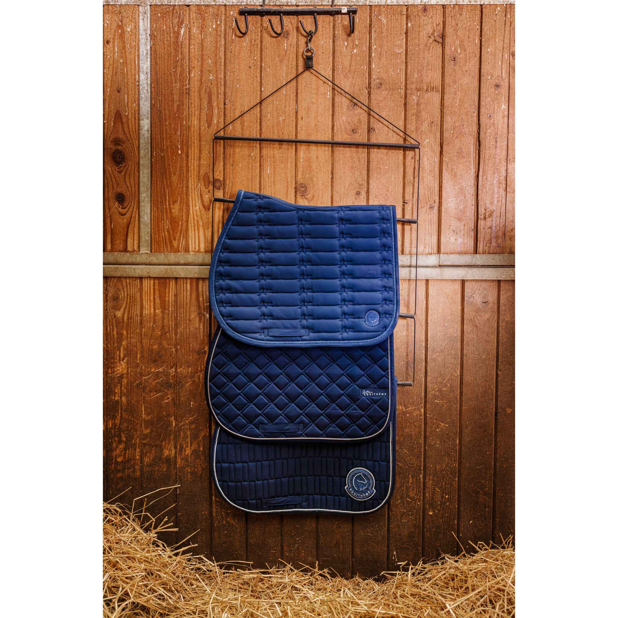 Je t'aime EQUITHÈME Mirror Saddle Pad - All purpose Blue 204505007