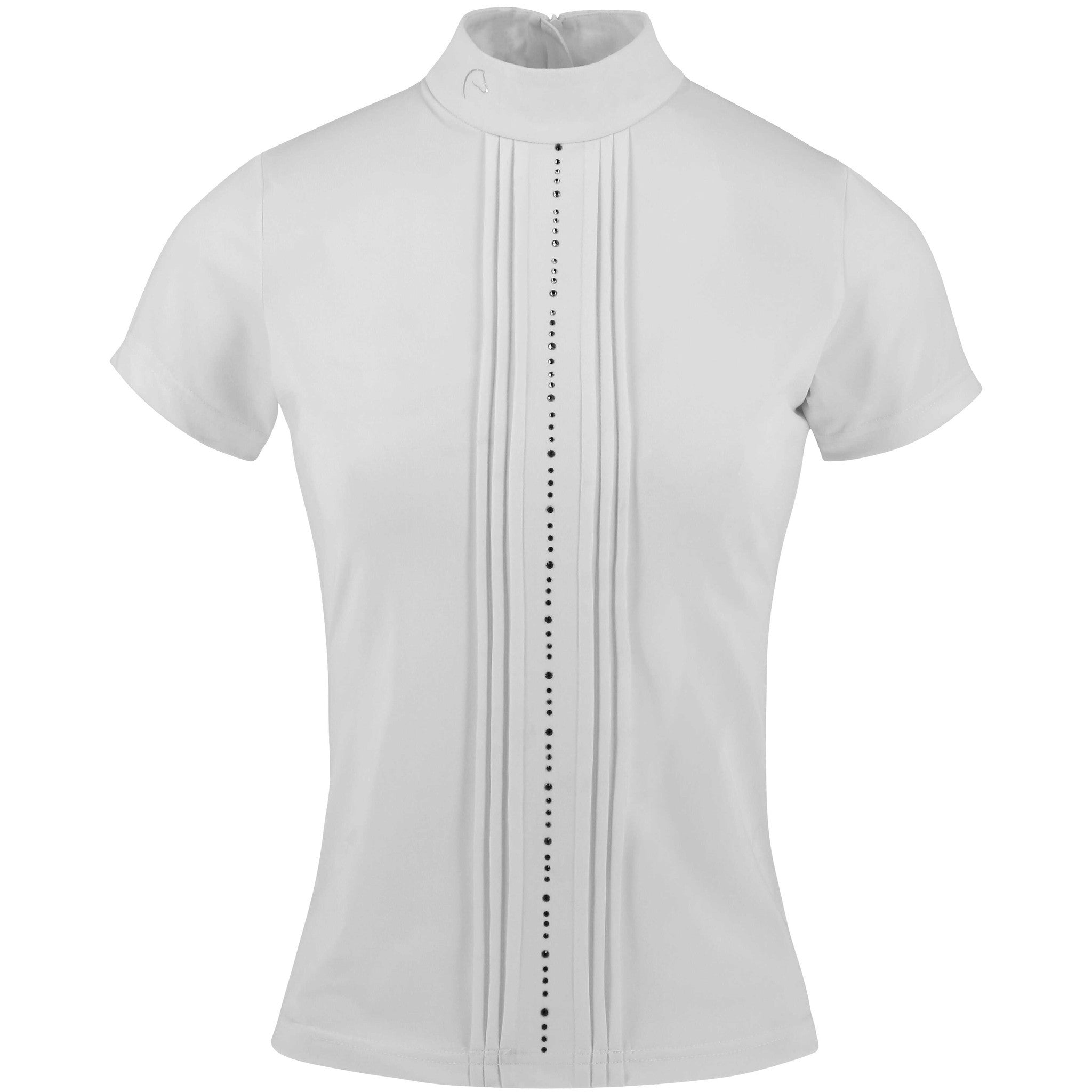 EQUITHÈME Dorla Show Polo Shirt - Ladies White 962106011
