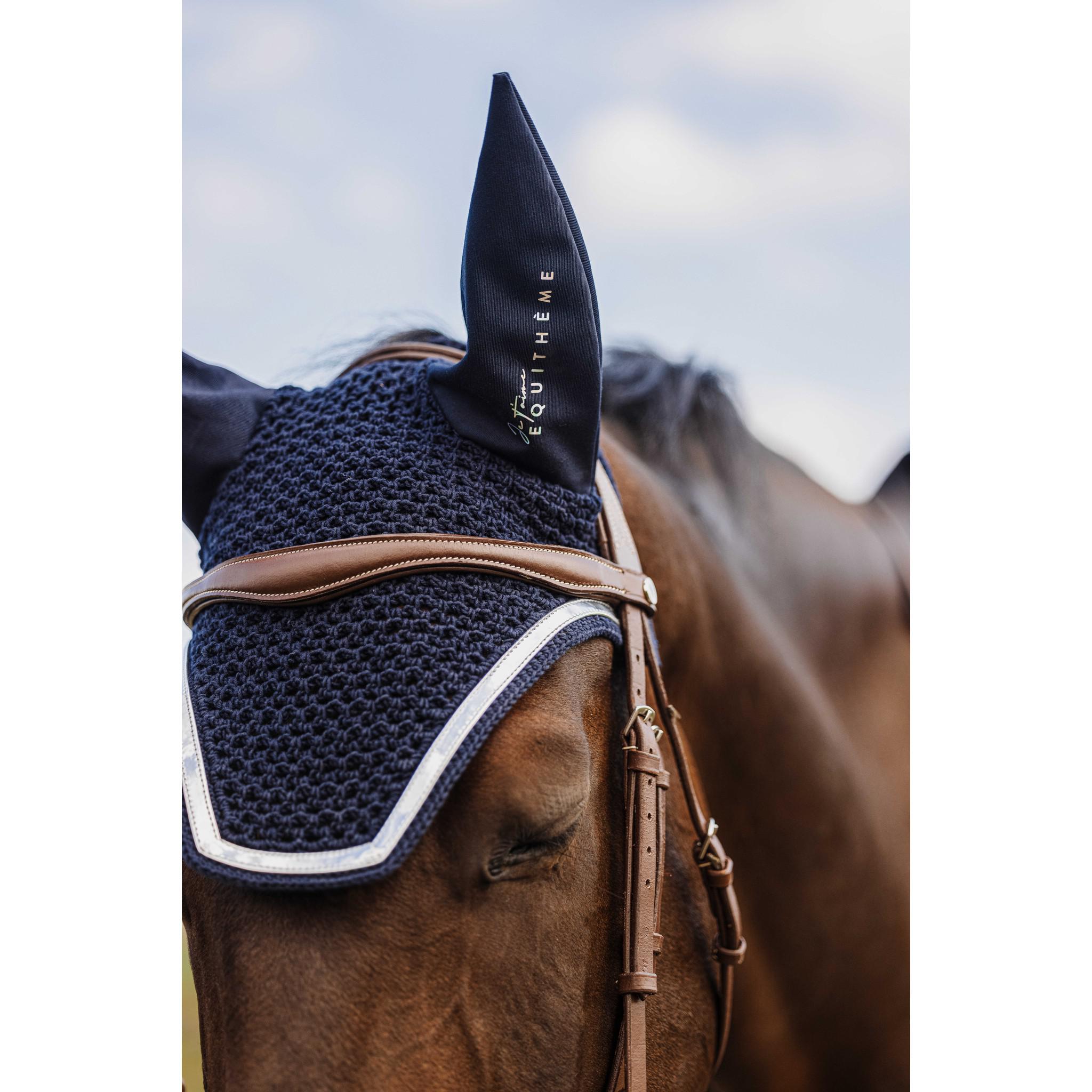 Je t'aime EQUITHÈME Mirror Fly Veil Navy blue 306885007