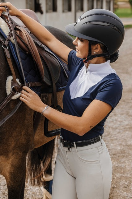 EQUITHÈME Tokyo Competition Polo - Ladies Navy